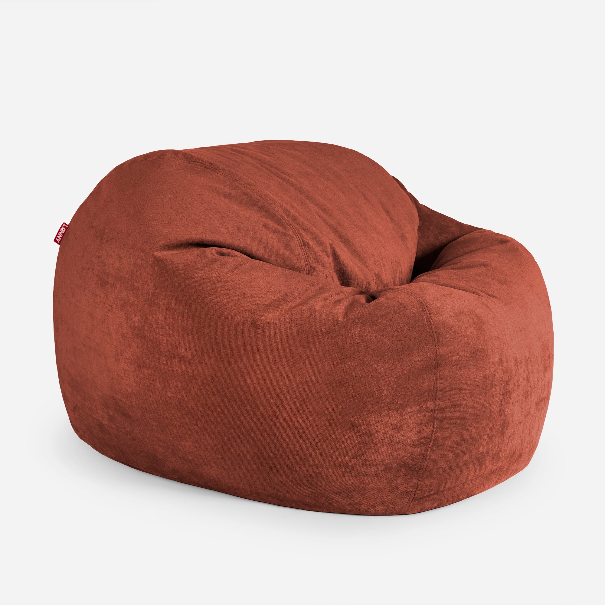 Lanny Oversize Chenille Sphere Bean bag - Amber