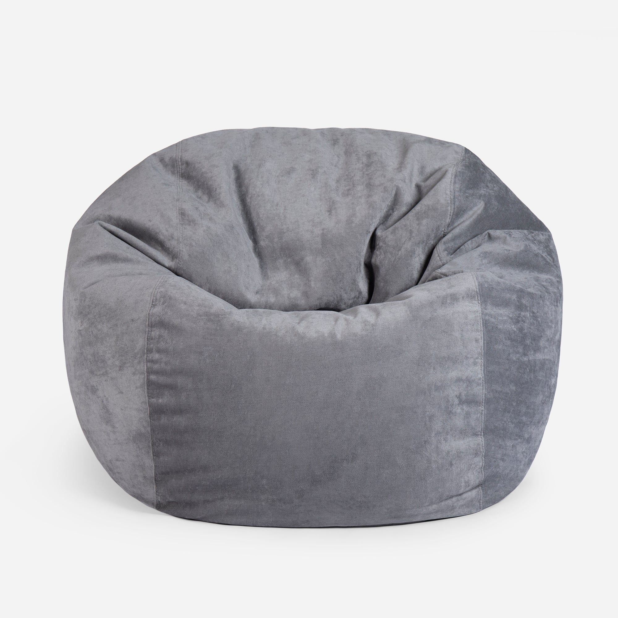 Lanny Oversize Chenille Sphere Bean bag - Gray