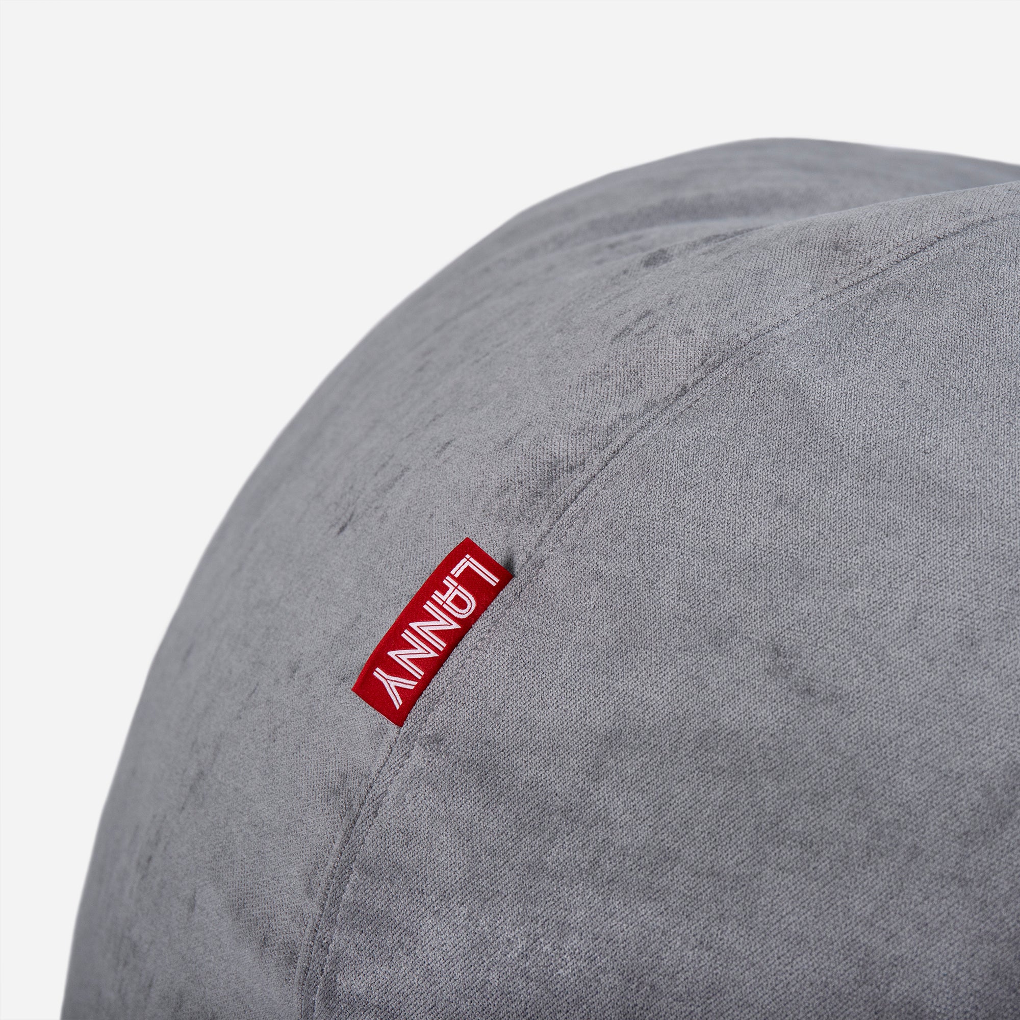 Lanny Oversize Chenille Sphere Bean bag - Gray