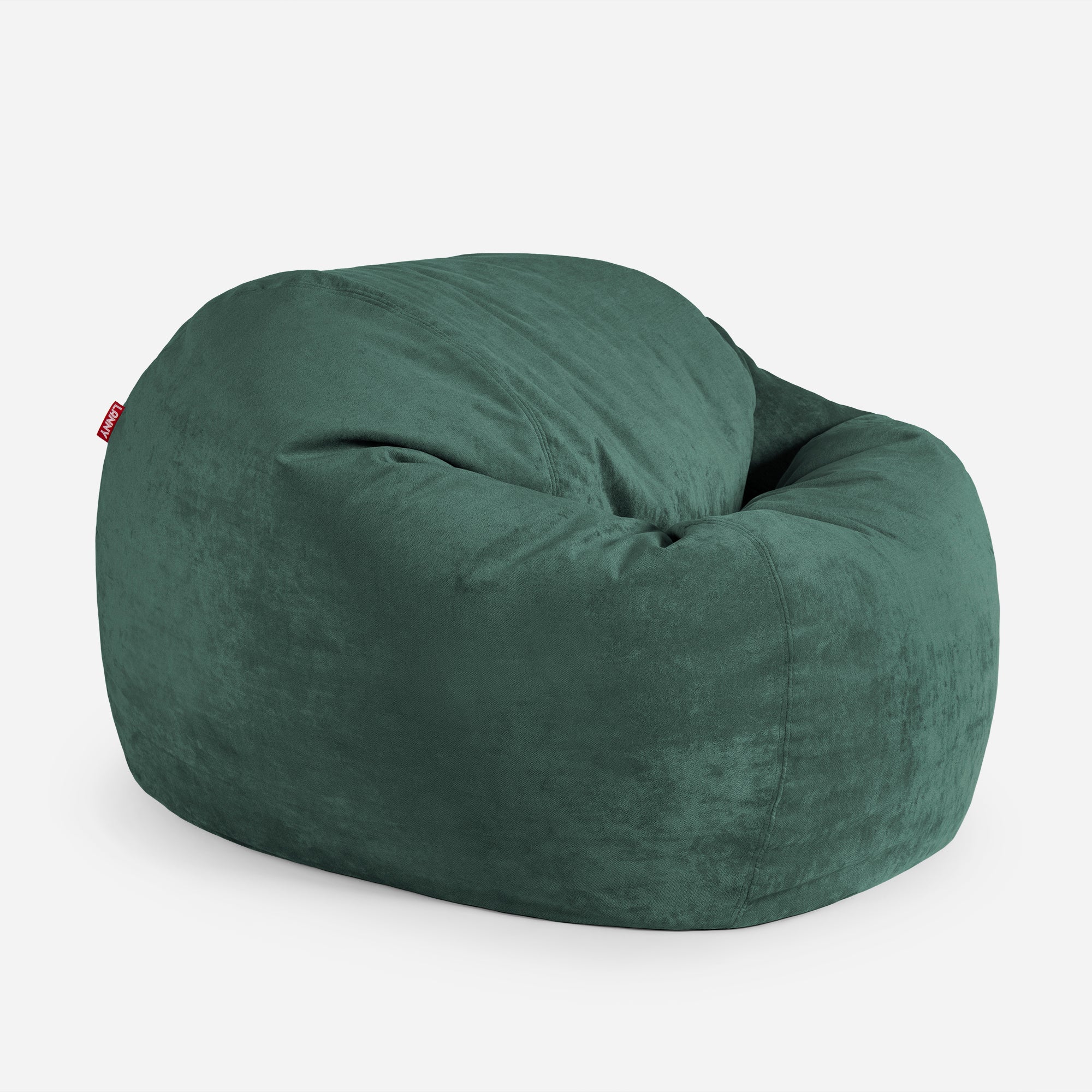 Lanny Oversize Chenille Sphere Bean bag - Green