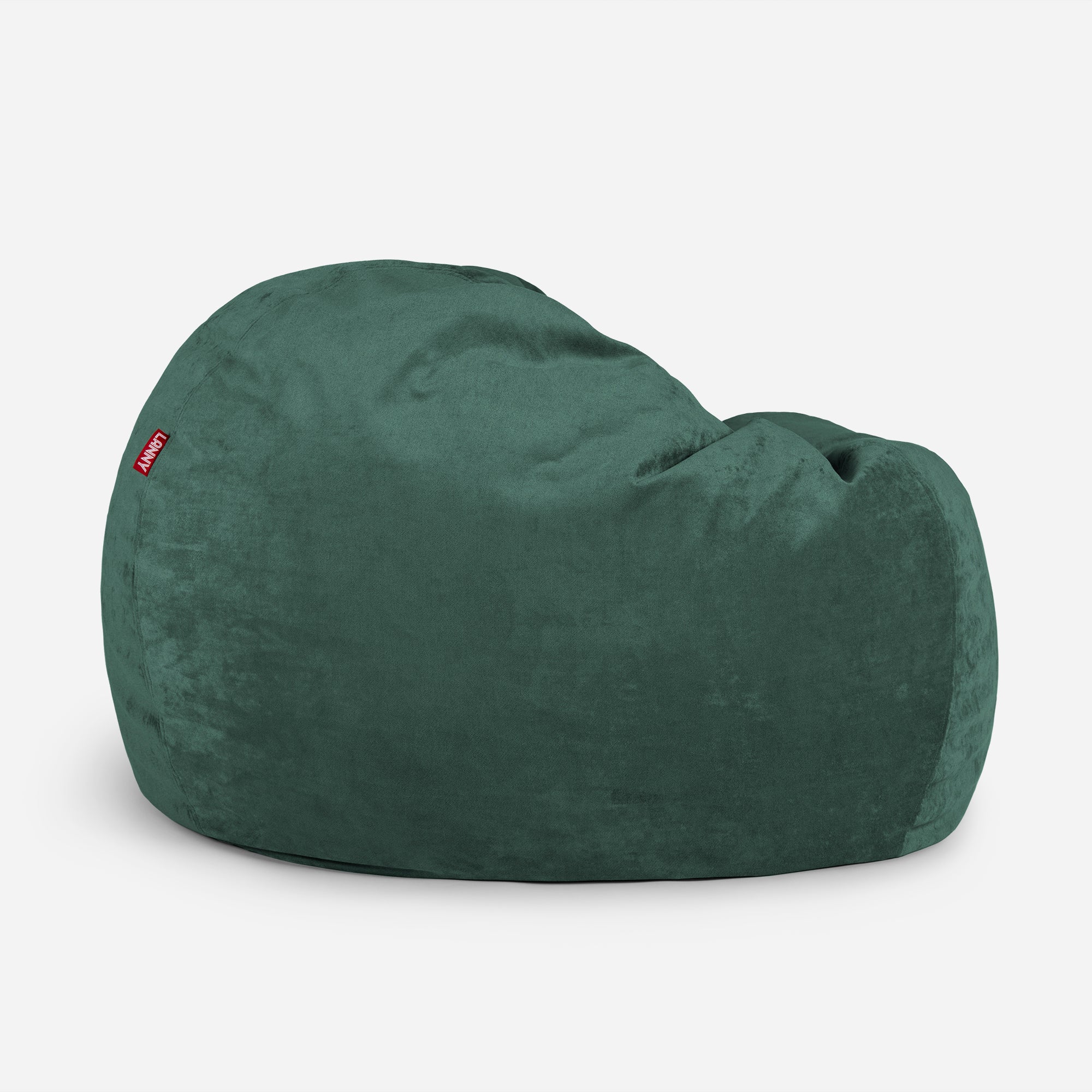 Lanny Oversize Chenille Sphere Bean bag - Green
