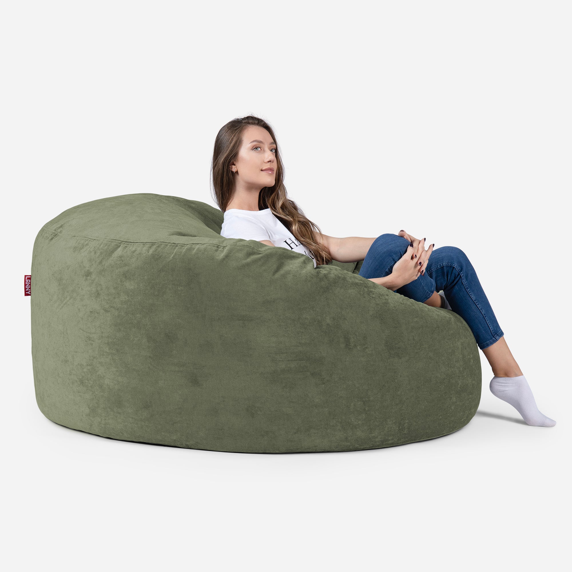 Large Original Aldo Khaki Bean Bag