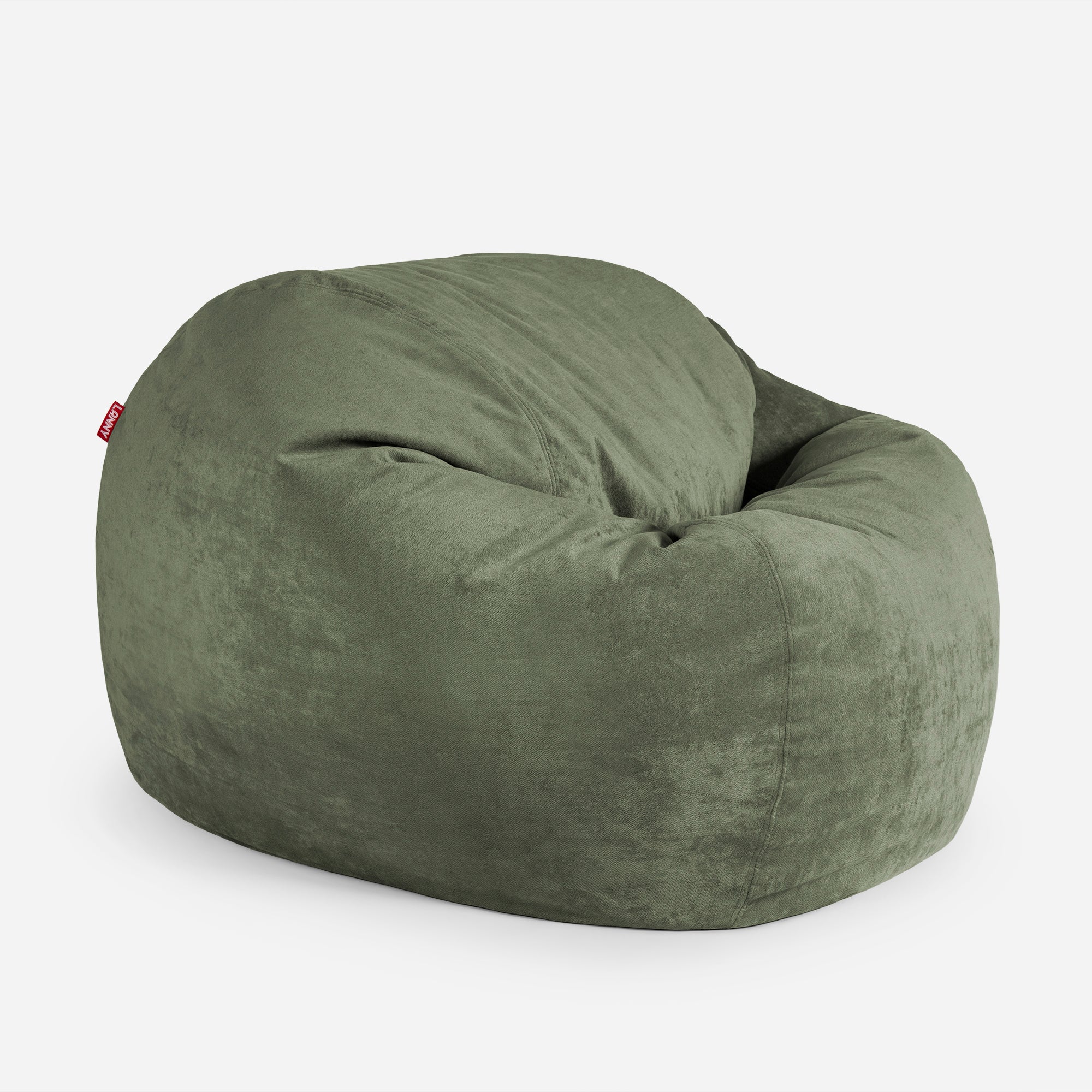 Lanny Oversize Chenille Sphere Bean bag - Khaki