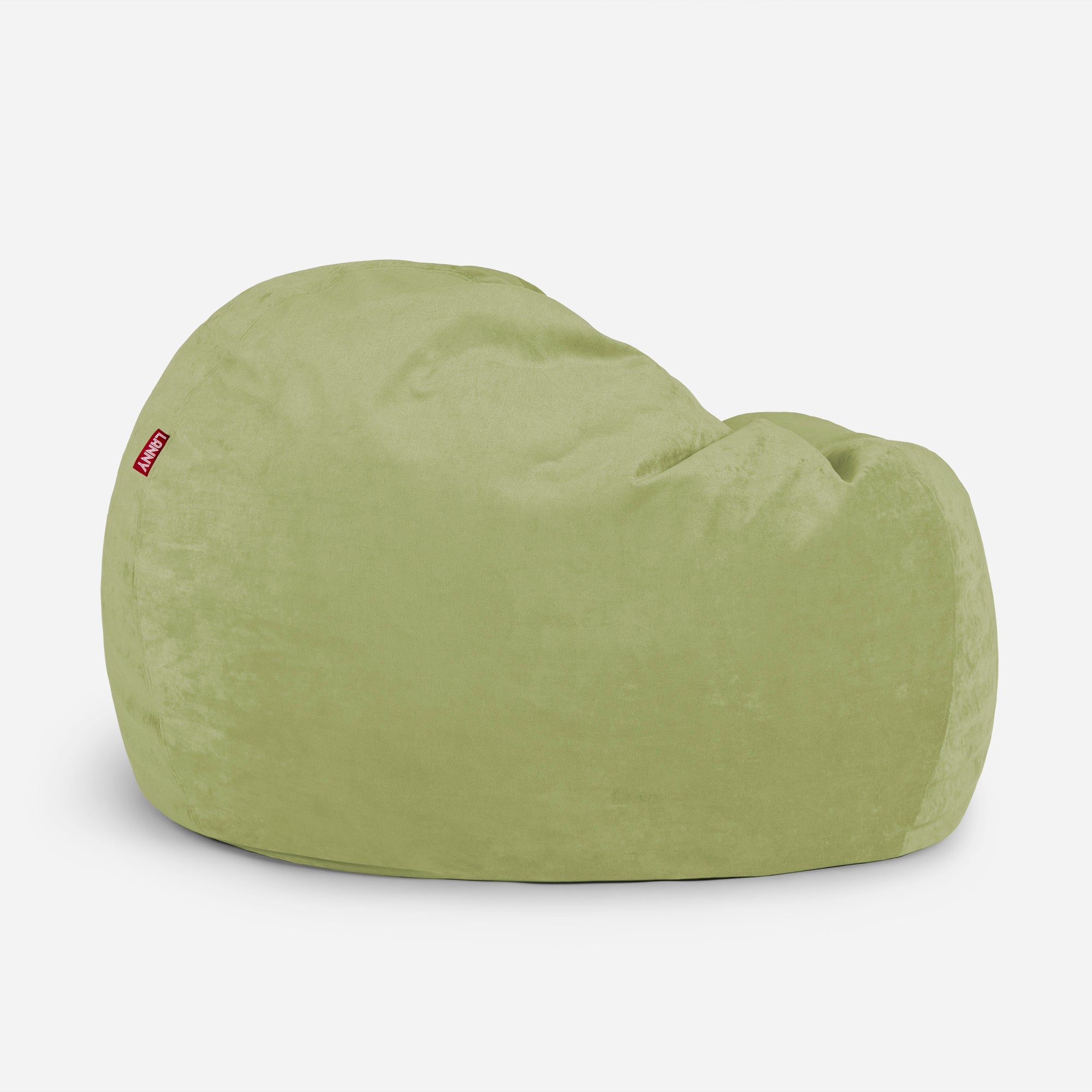 Lanny Oversize Chenille Sphere Bean bag - Lime