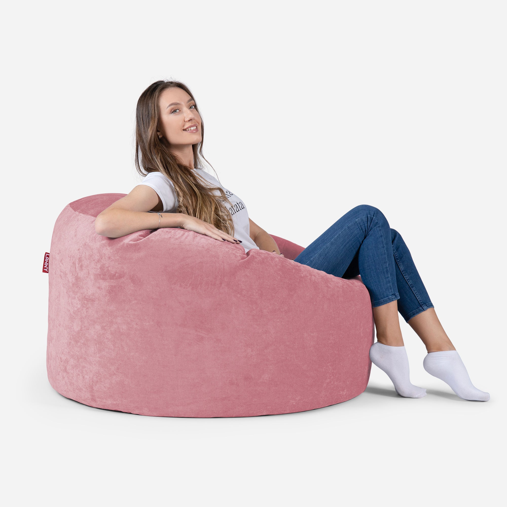 Original Medium Aldo Pink Bean Bag