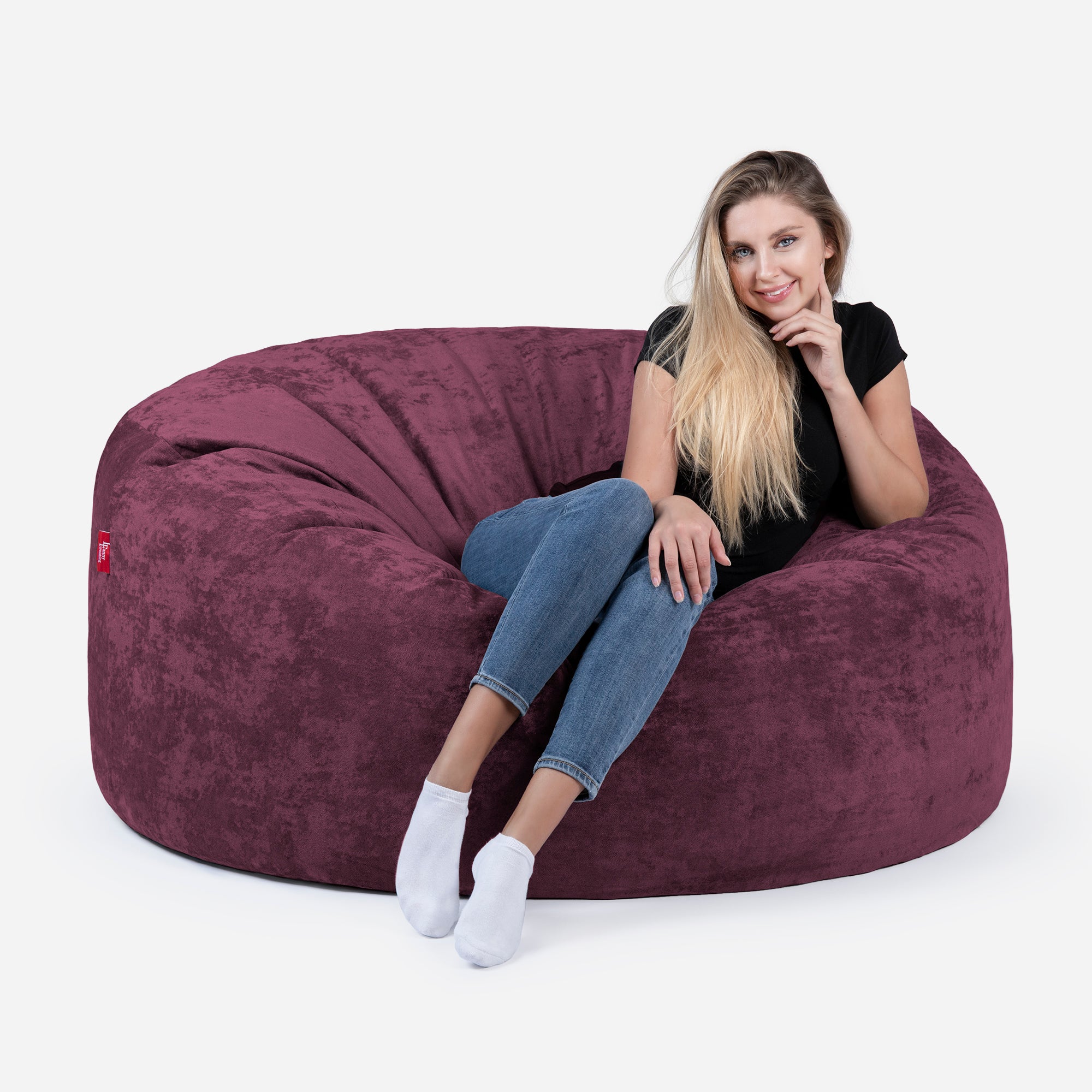 Large Original Aldo Purple Bean Bag