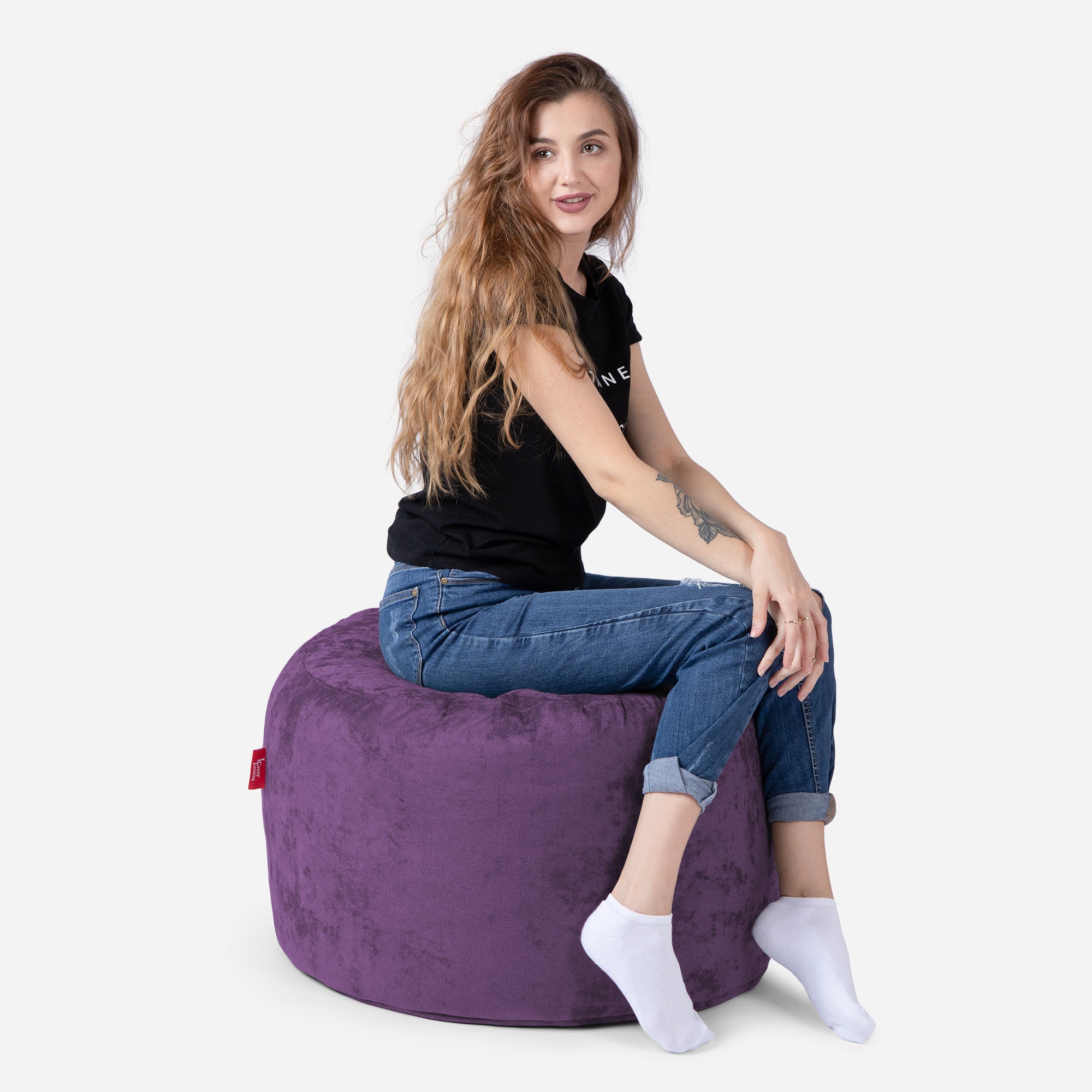 Medium Aldo Violet Pouf