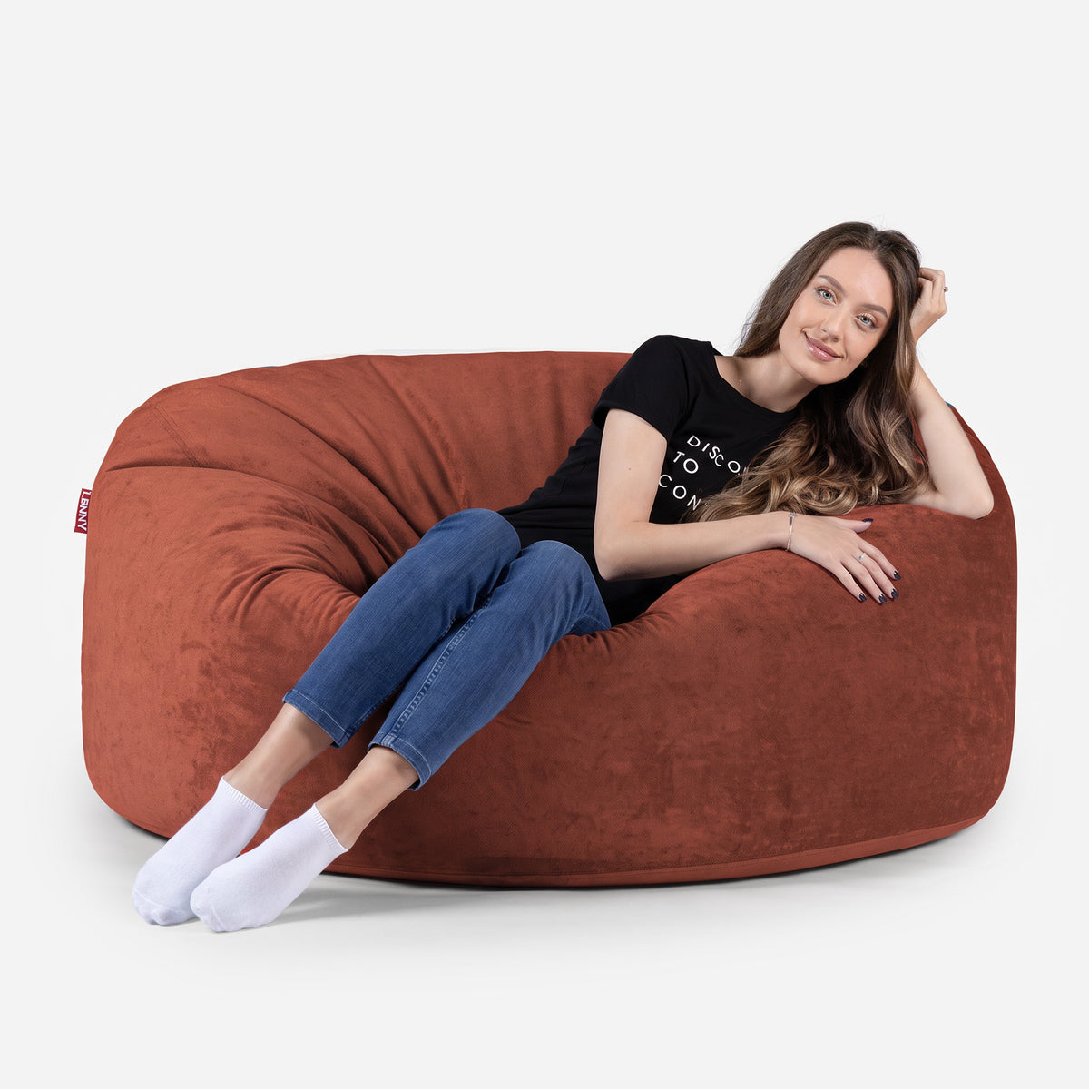 Lanny Original Chenille Bean bag - Oversize