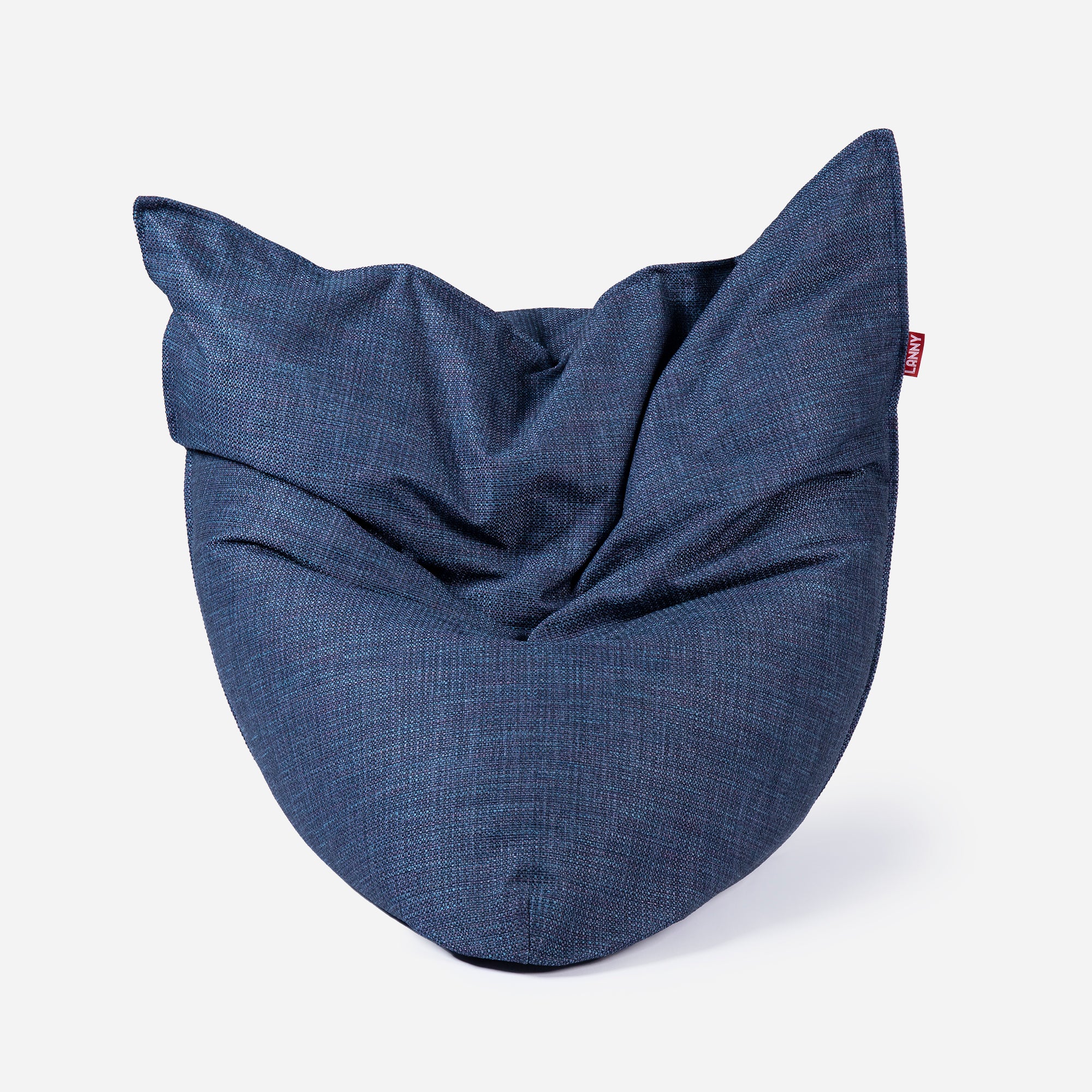 Mini Sloppy Tweed Blue Bean bag