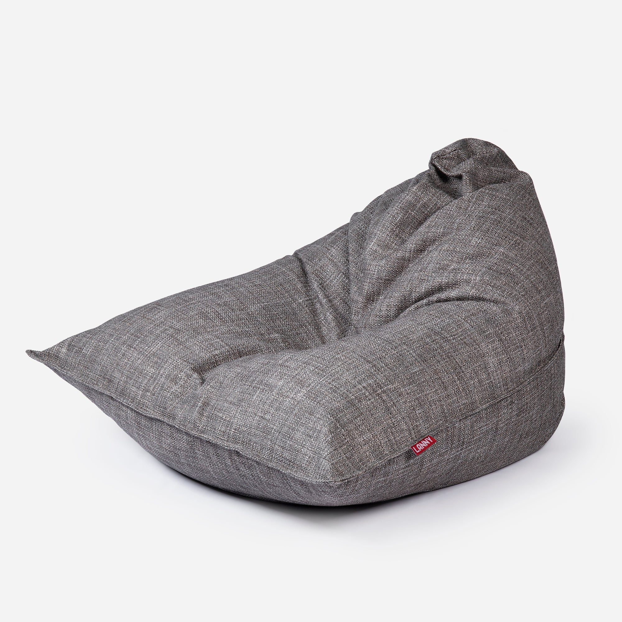 Sloppy Tweed Gray Bean bag