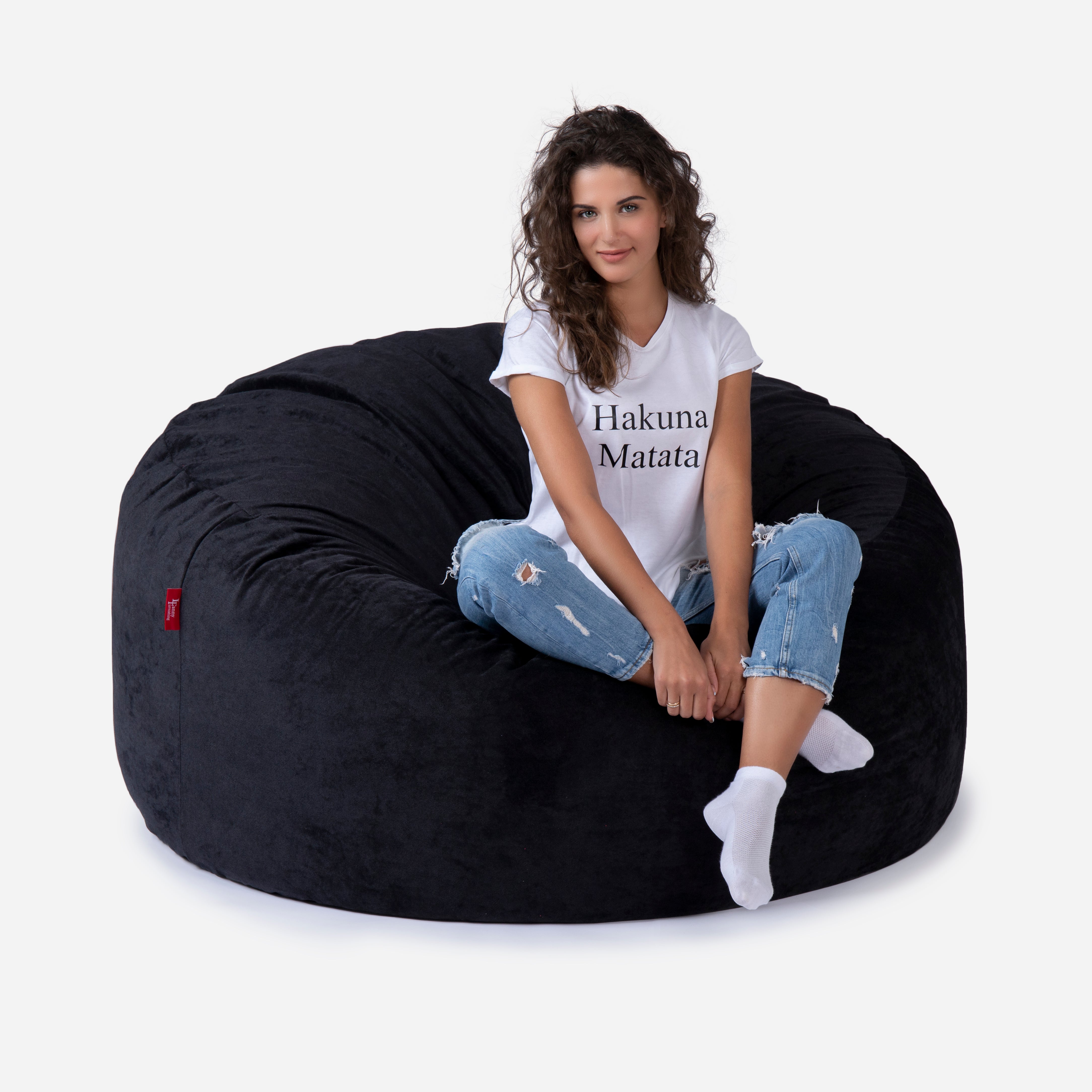 Large Original Aldo Black Bean Bag