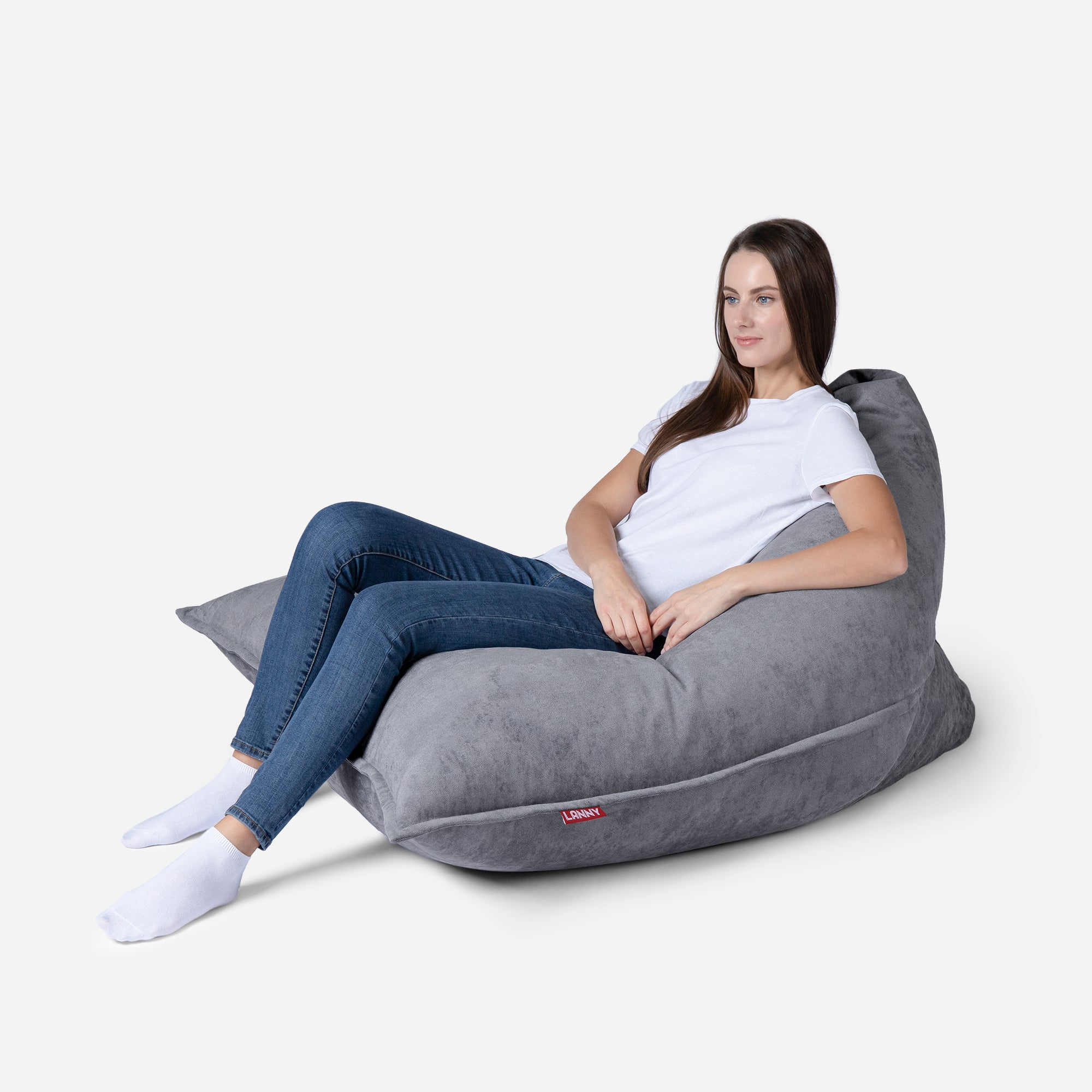 Mini Sloppy Aldo Gray Bean bag