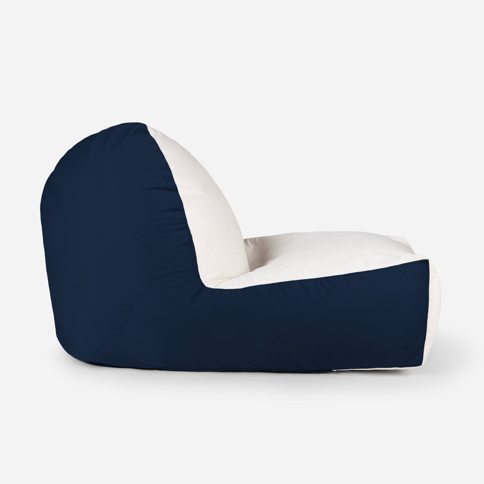 Lanny Orca Velvet Bean Bag Chair - Blue