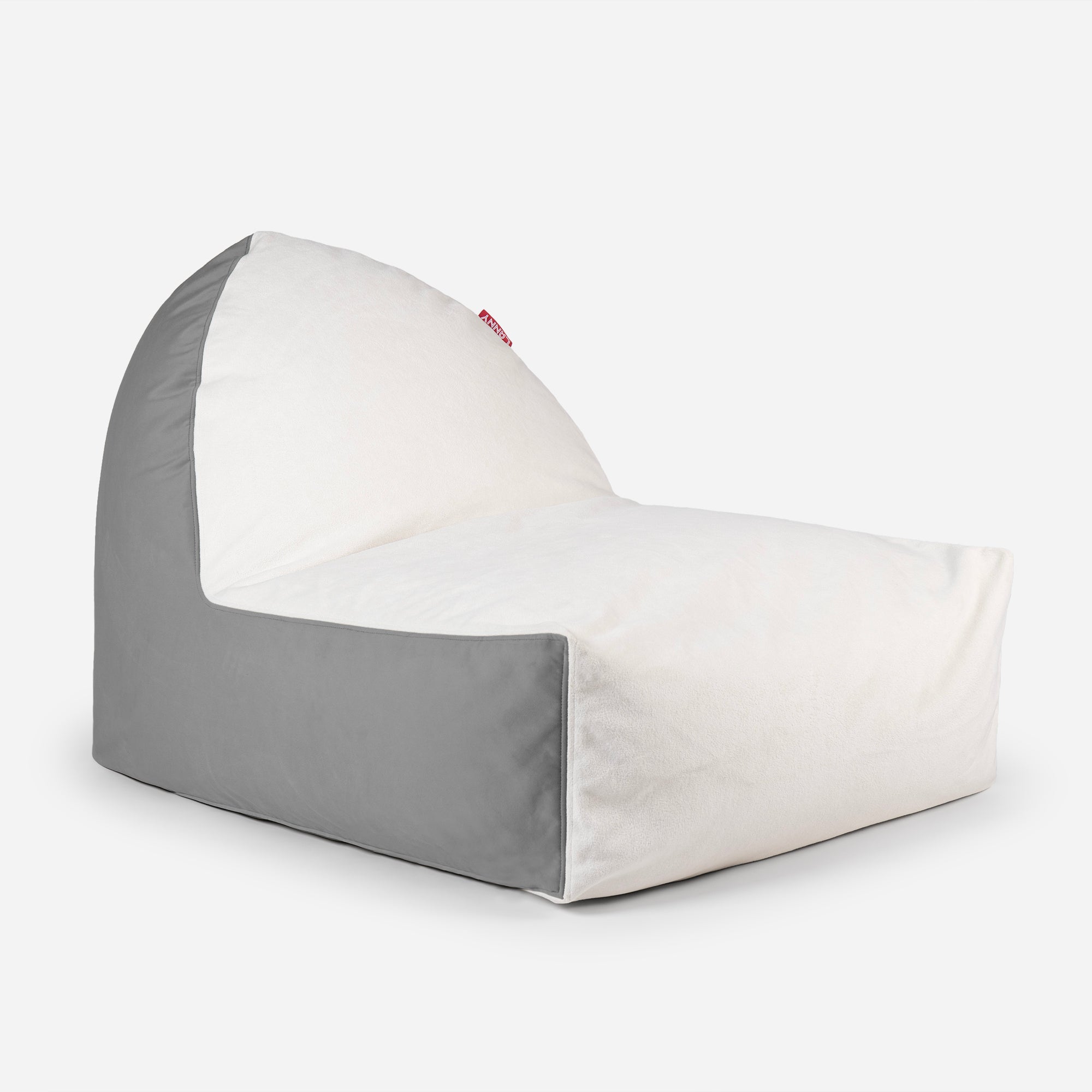 Lanny Orca Velvet Bean Bag Chair - Gray