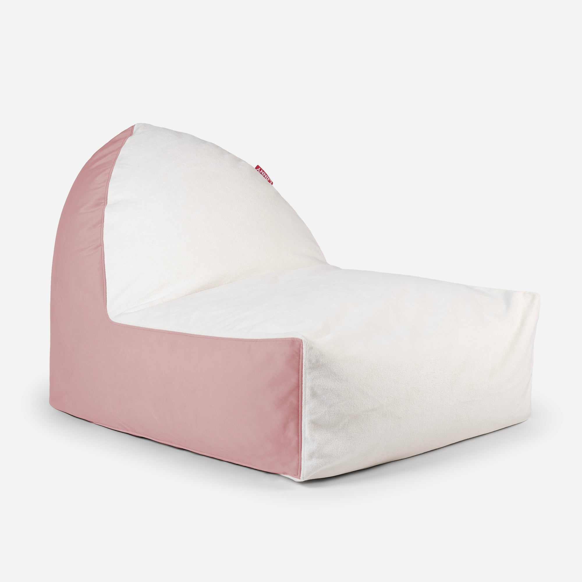 Lanny Orca Velvet Bean Bag Chair - Pink