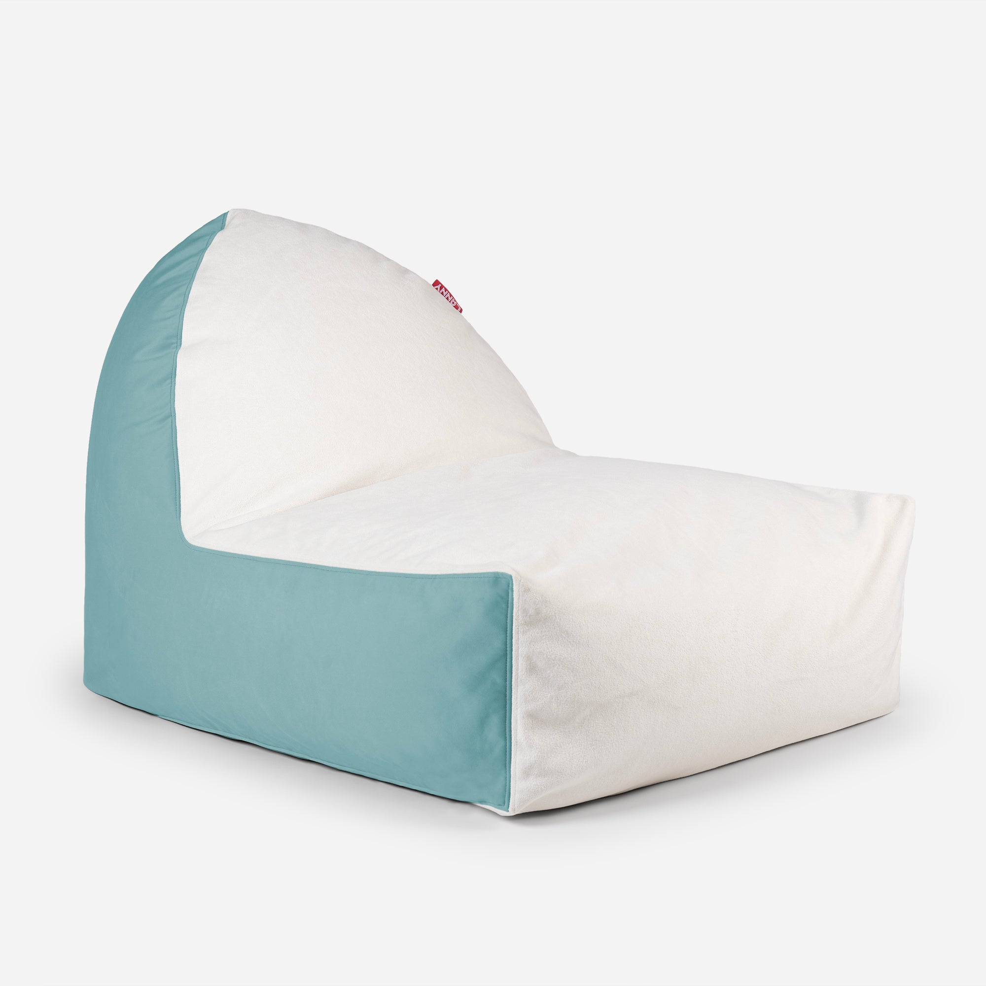 Lanny Orca Velvet Bean Bag Chair - Turquoise