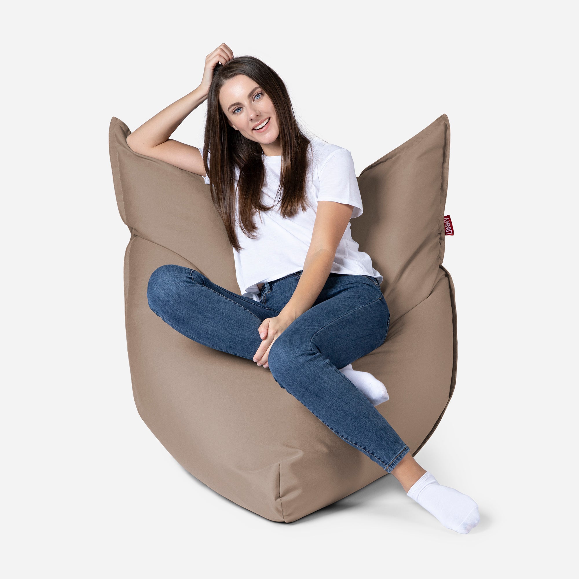 Sloppy Mini Outdoor Cappuccino Bean Bag