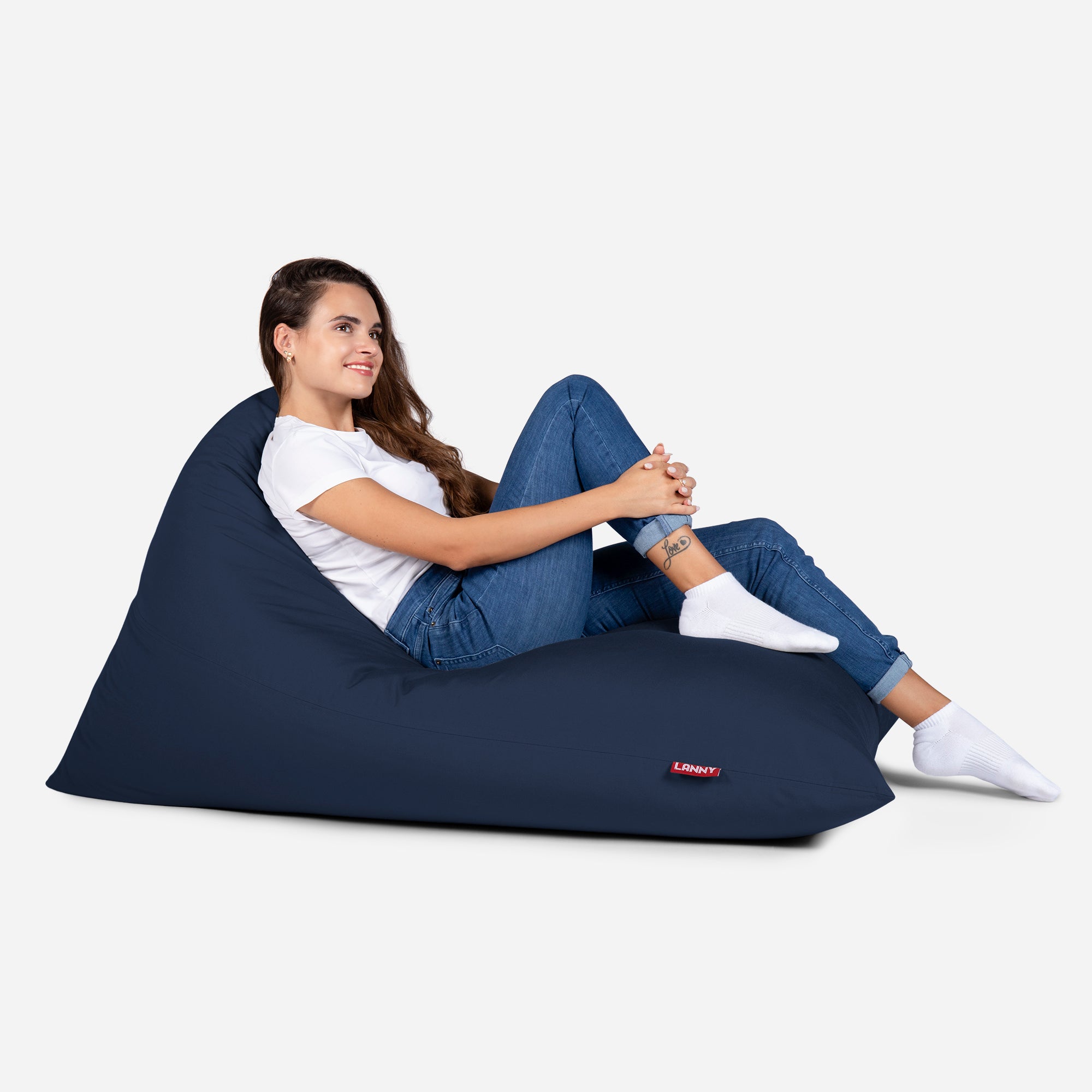 Slim Outdoor Denim Bean bag