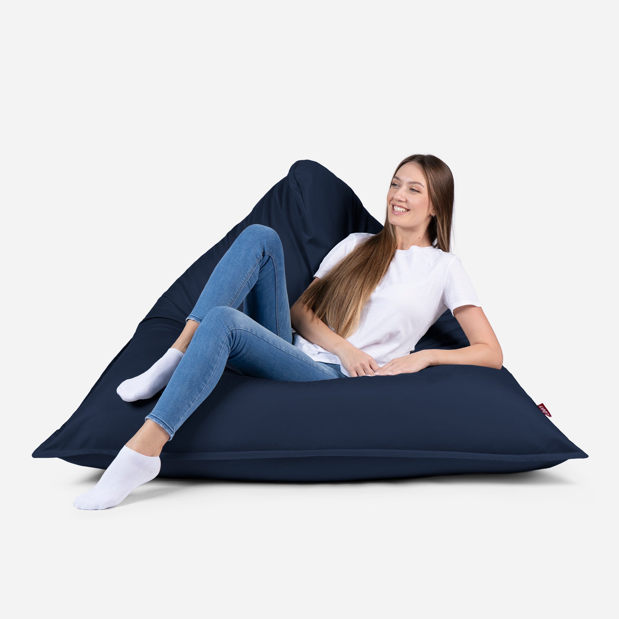 Sloppy Outdoor Denim Bean Bag