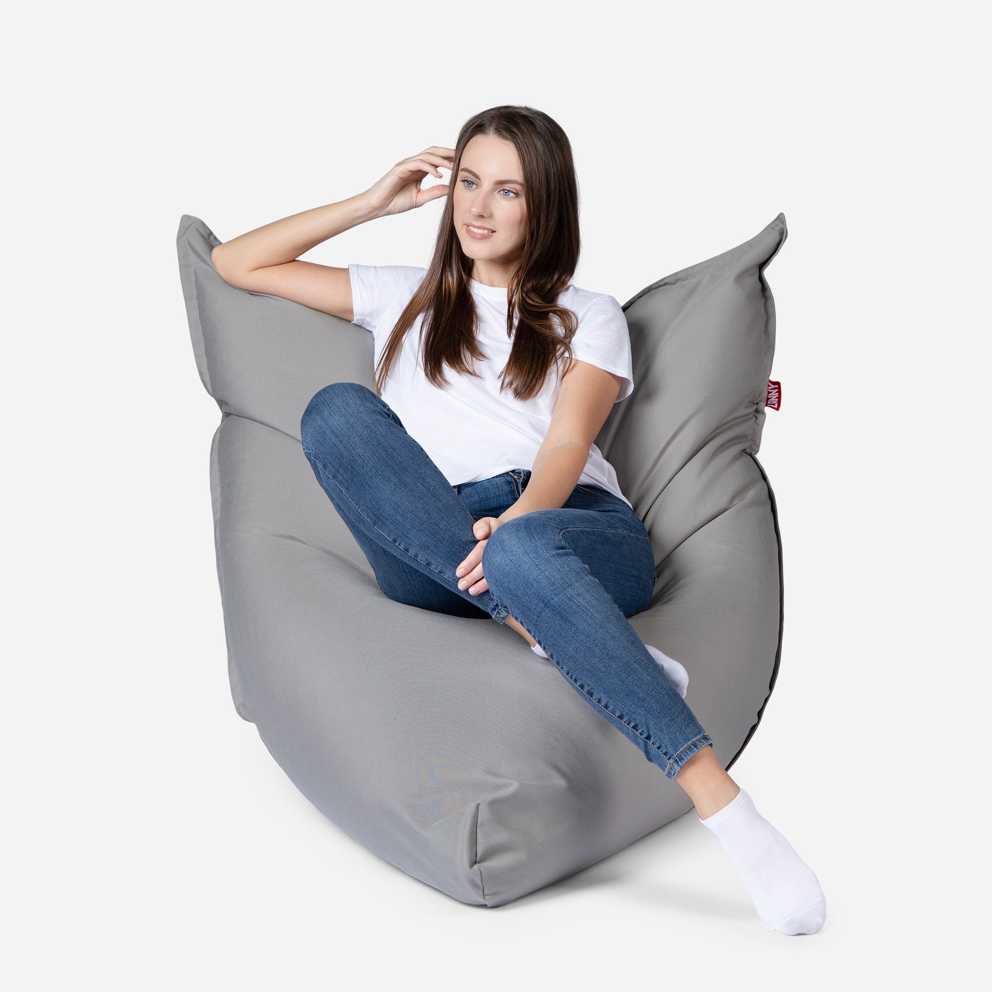 Mini Sloppy Outdoor Gray Bean Bag