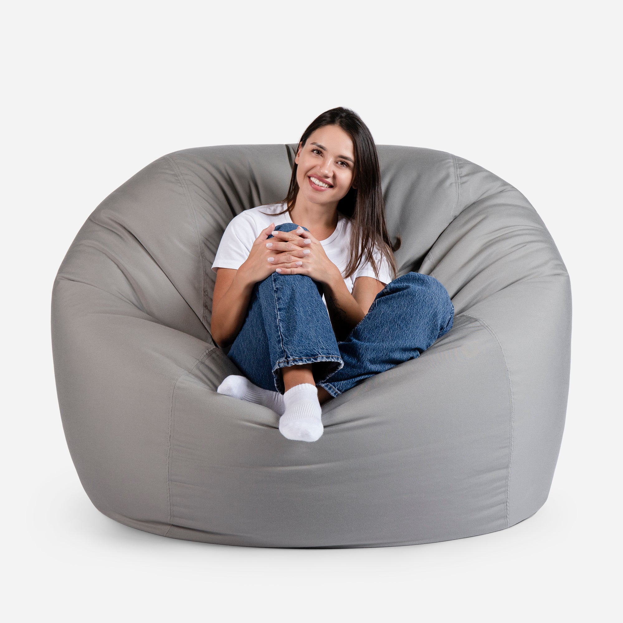 Lanny Oversize Outdoor Sphere Bean bag - Gray
