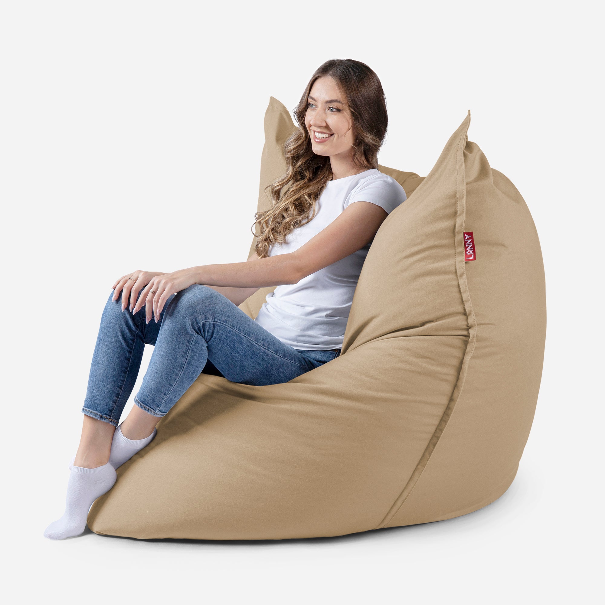 Sloppy Large Outdoor Latte Bean Bag
