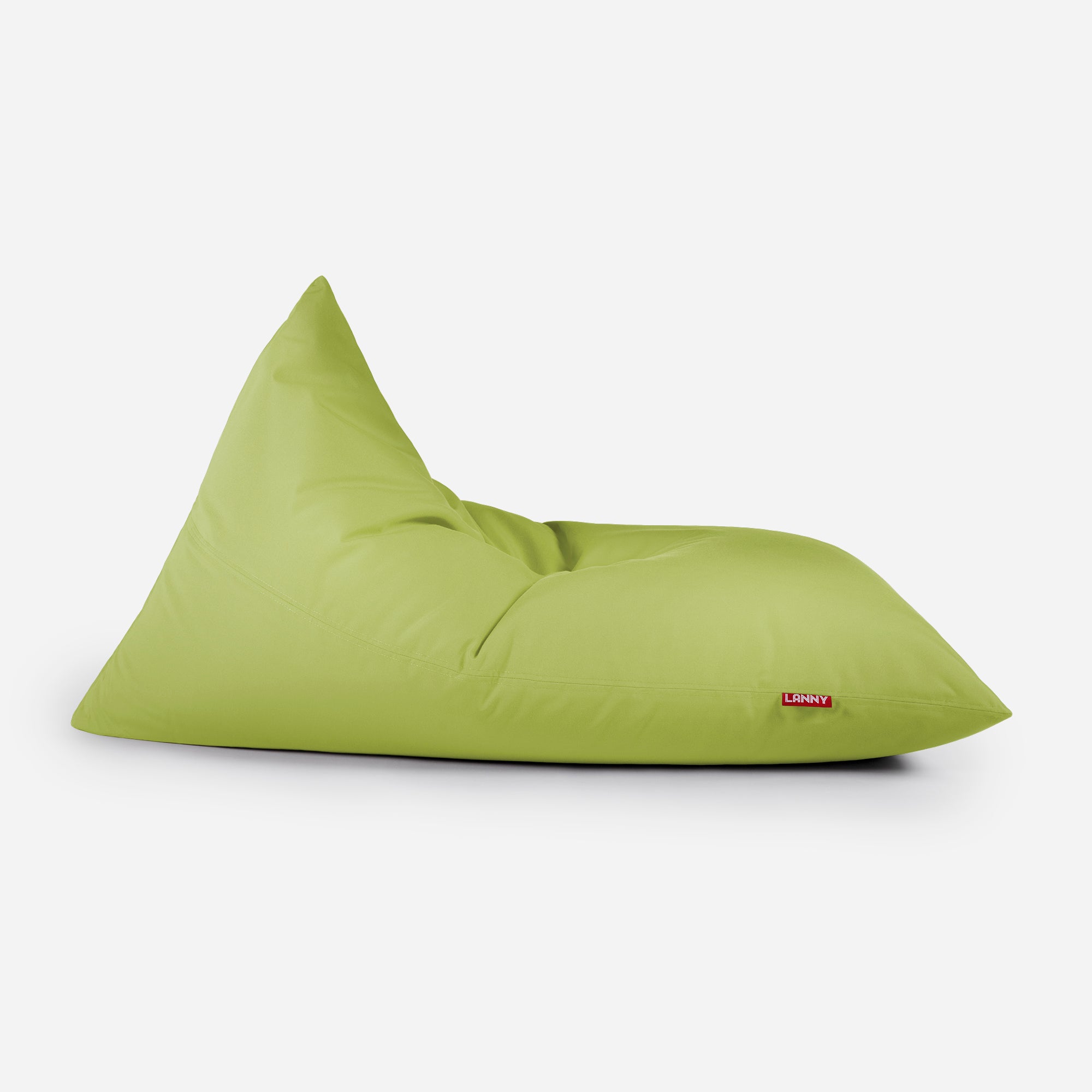 Lanny Solid Tone Outdoor Slim Bean Bag - Fresh Green