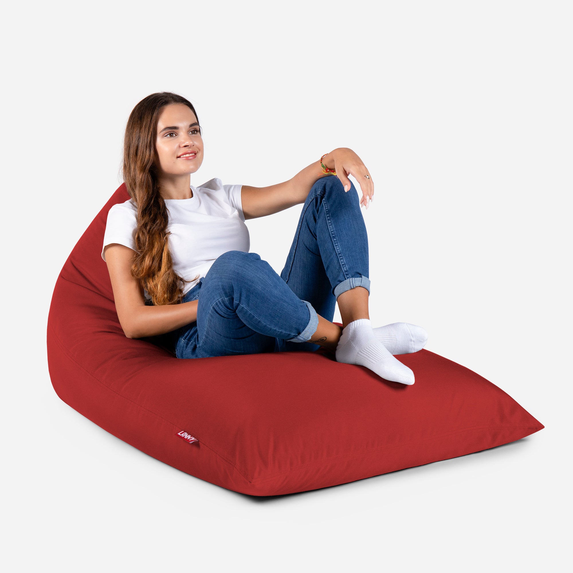 Slim Outdoor Red Bean bag