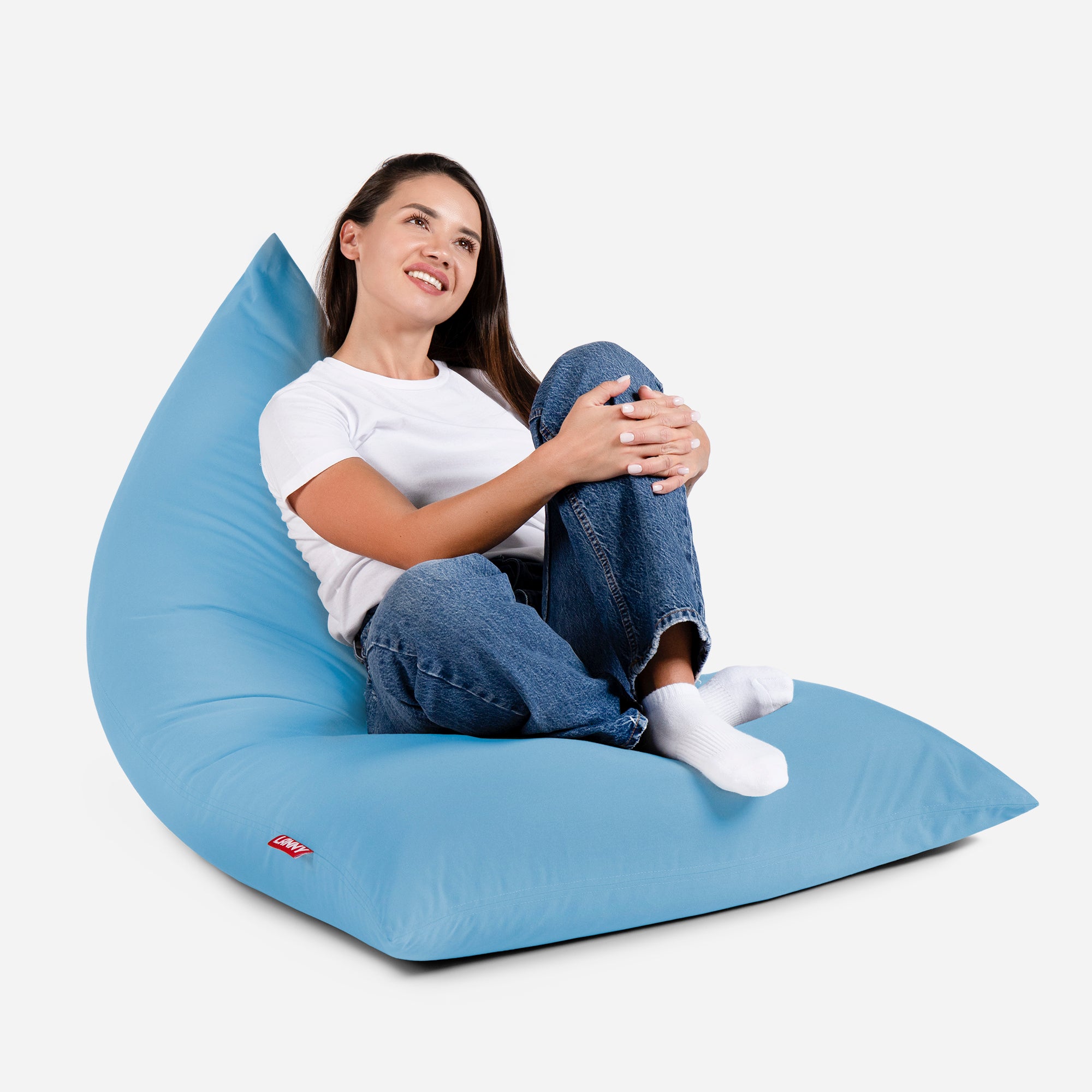 Slim Outdoor Sky blue Bean bag