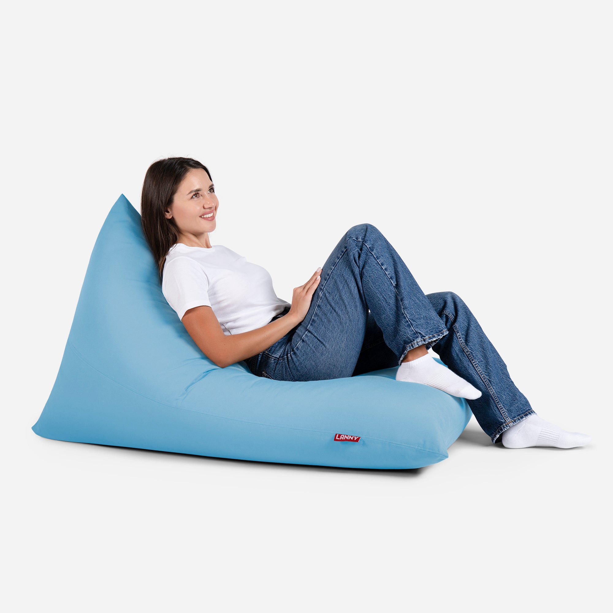 Slim Outdoor Sky blue Bean bag