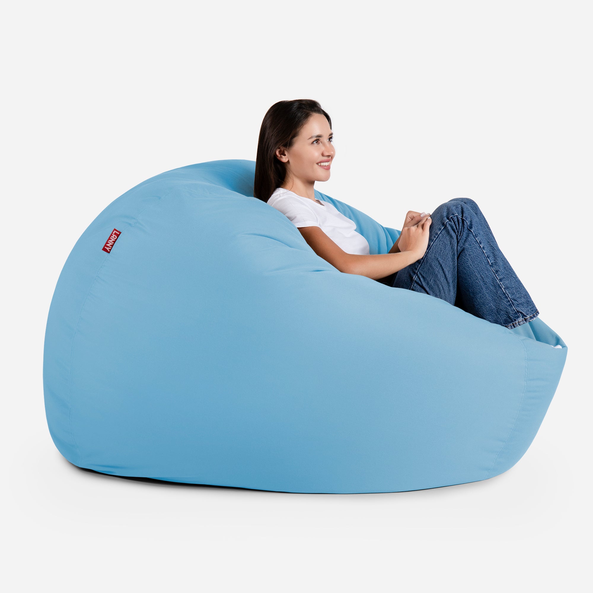 Lanny Oversize Outdoor Sphere Bean bag - Sky Blue