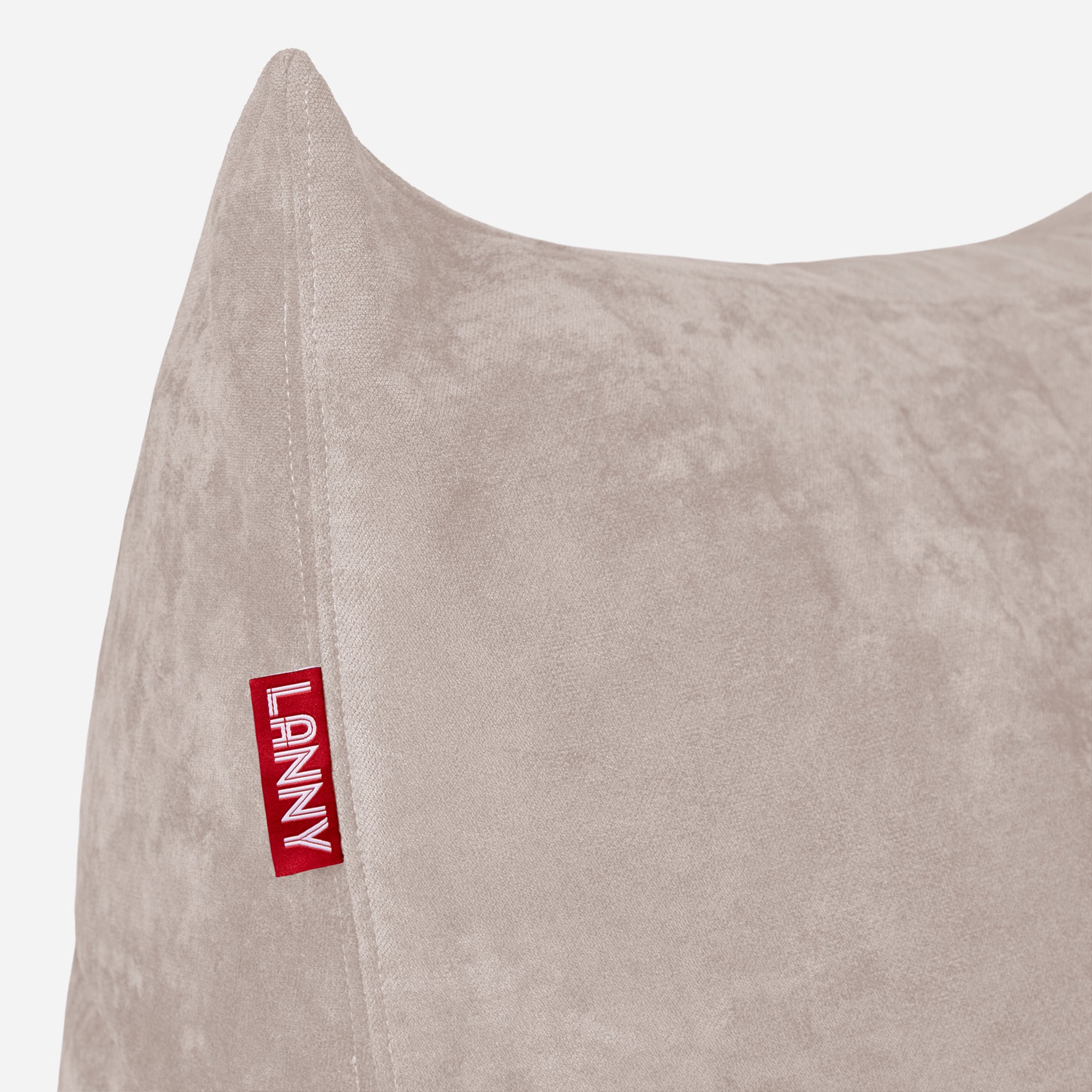 Quadro Aldo Beige Bean bag Chair & Footrest Set