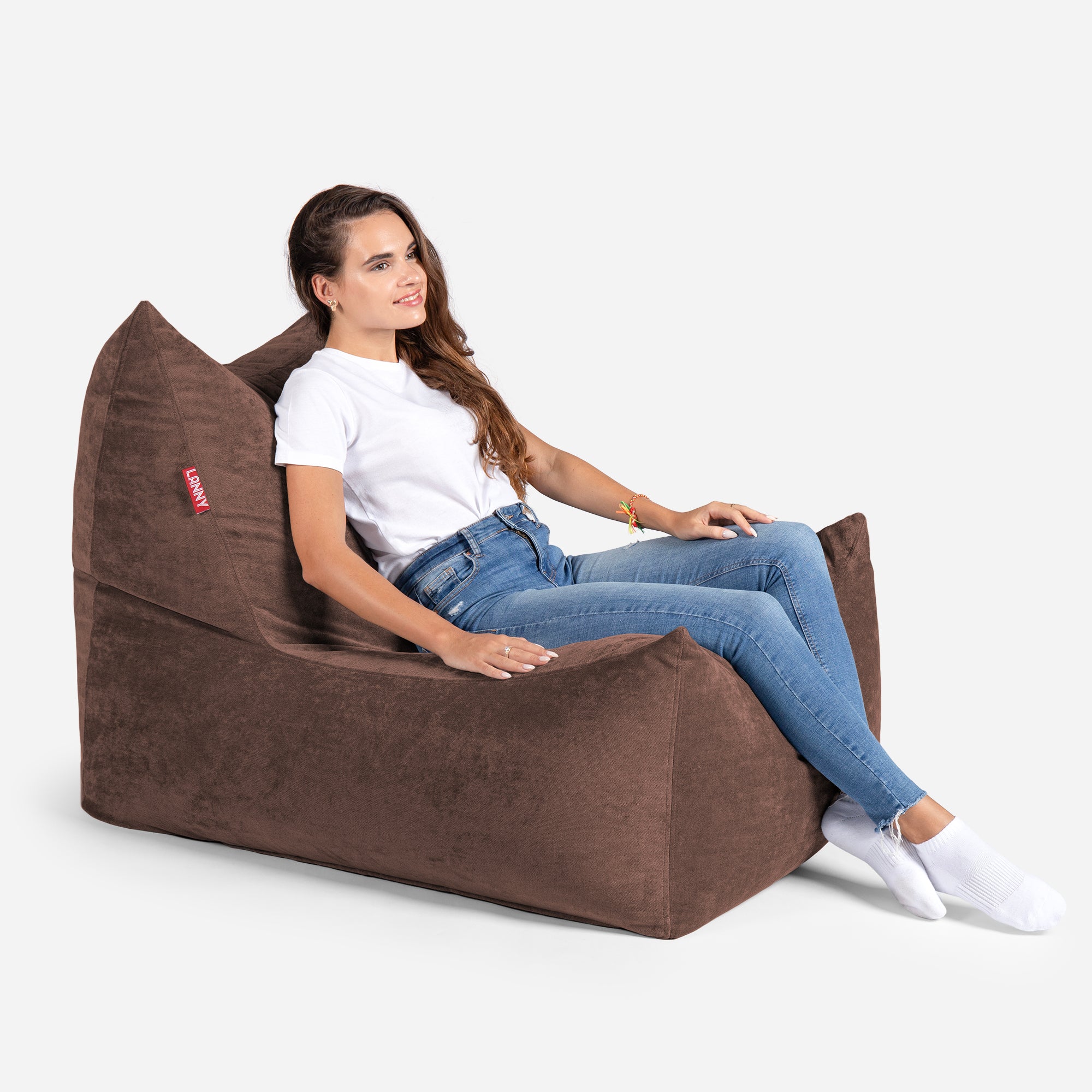 Quadro Aldo Brown Bean bag Chair