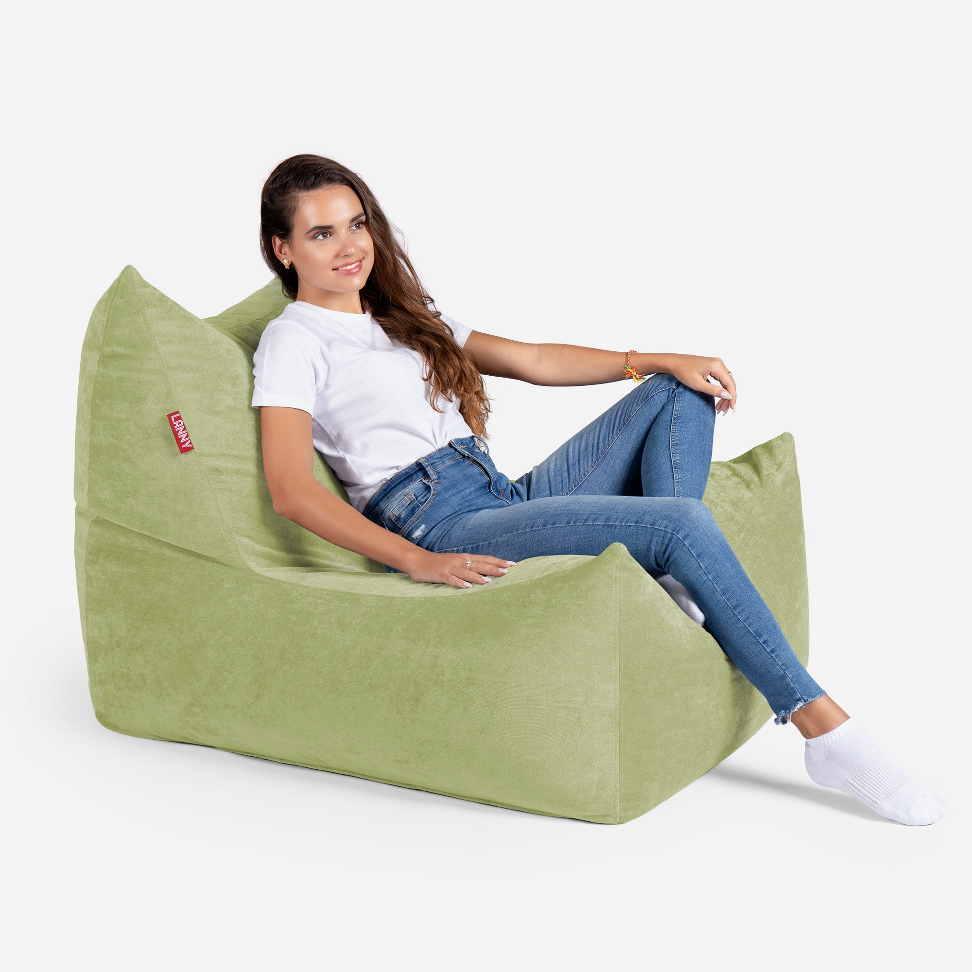 Quadro Aldo Lime Bean bag Chair