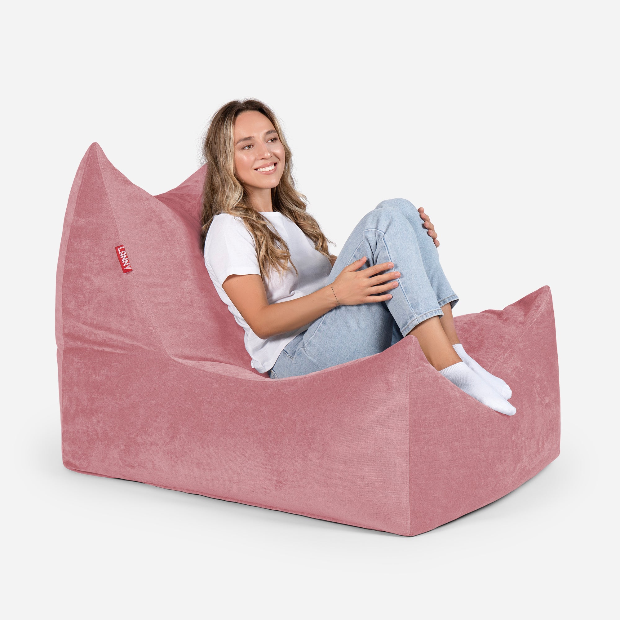 Quadro Aldo Pink Bean bag Chair