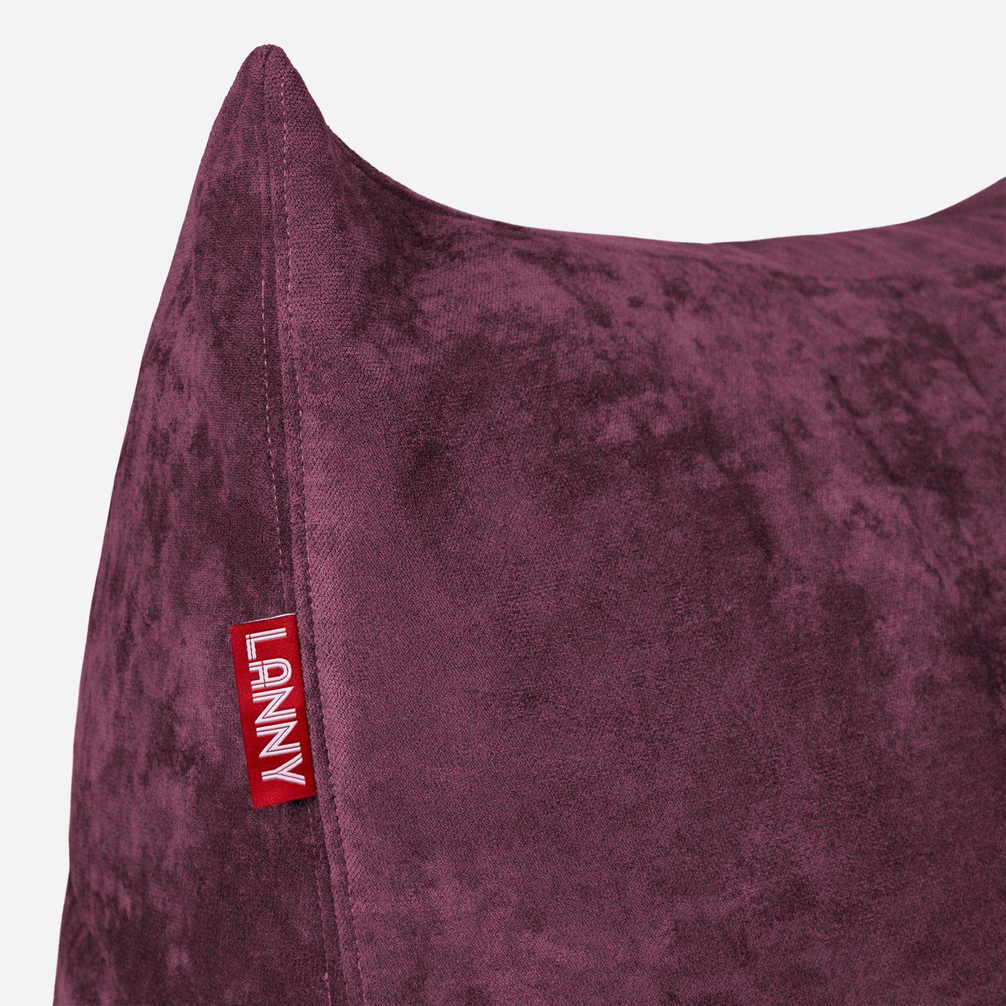 Quadro Aldo Purple Bean bag Chair & Footrest Set