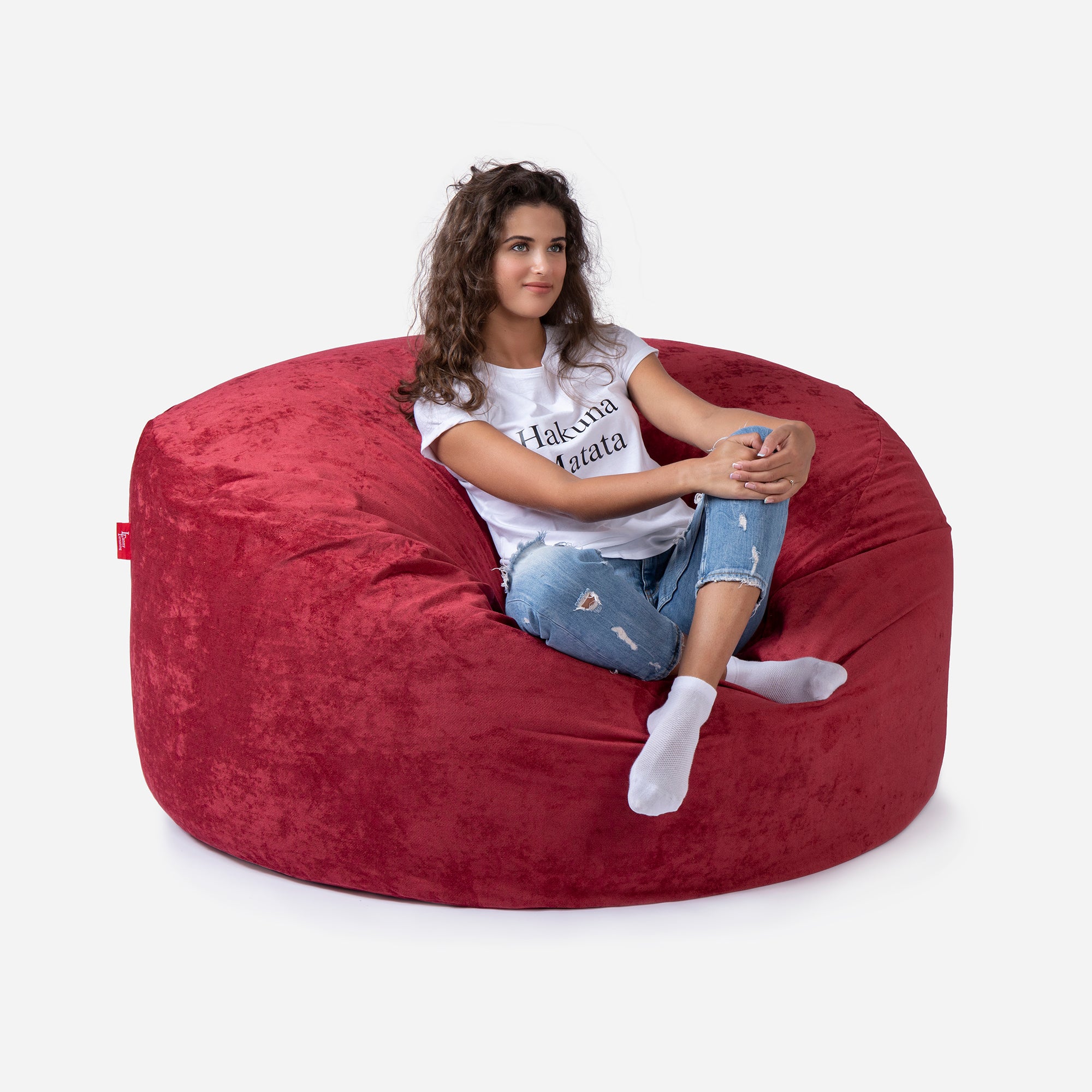 Large Original Aldo Red Bean Bag