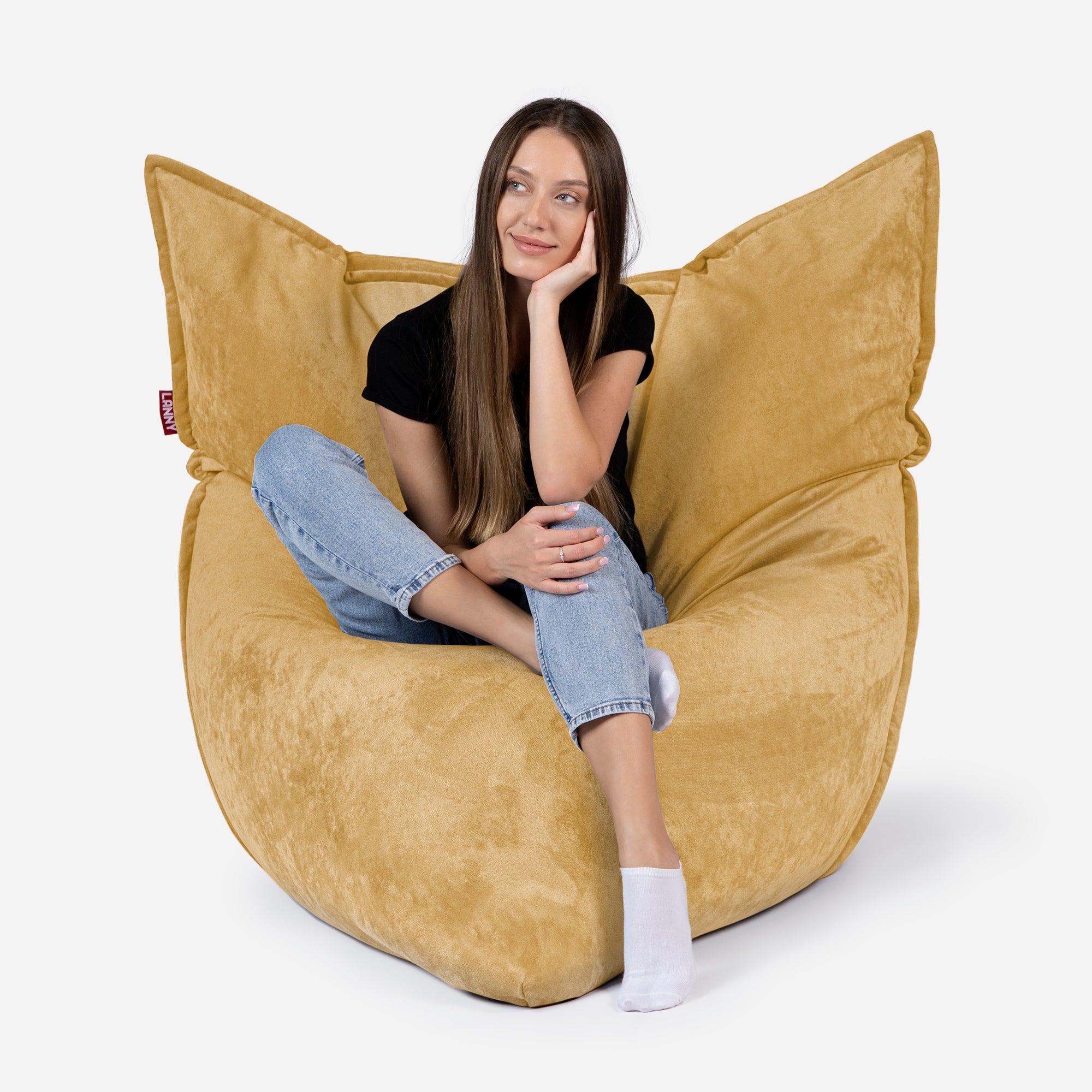 Sloppy Large Aldo Mustard Bean bag