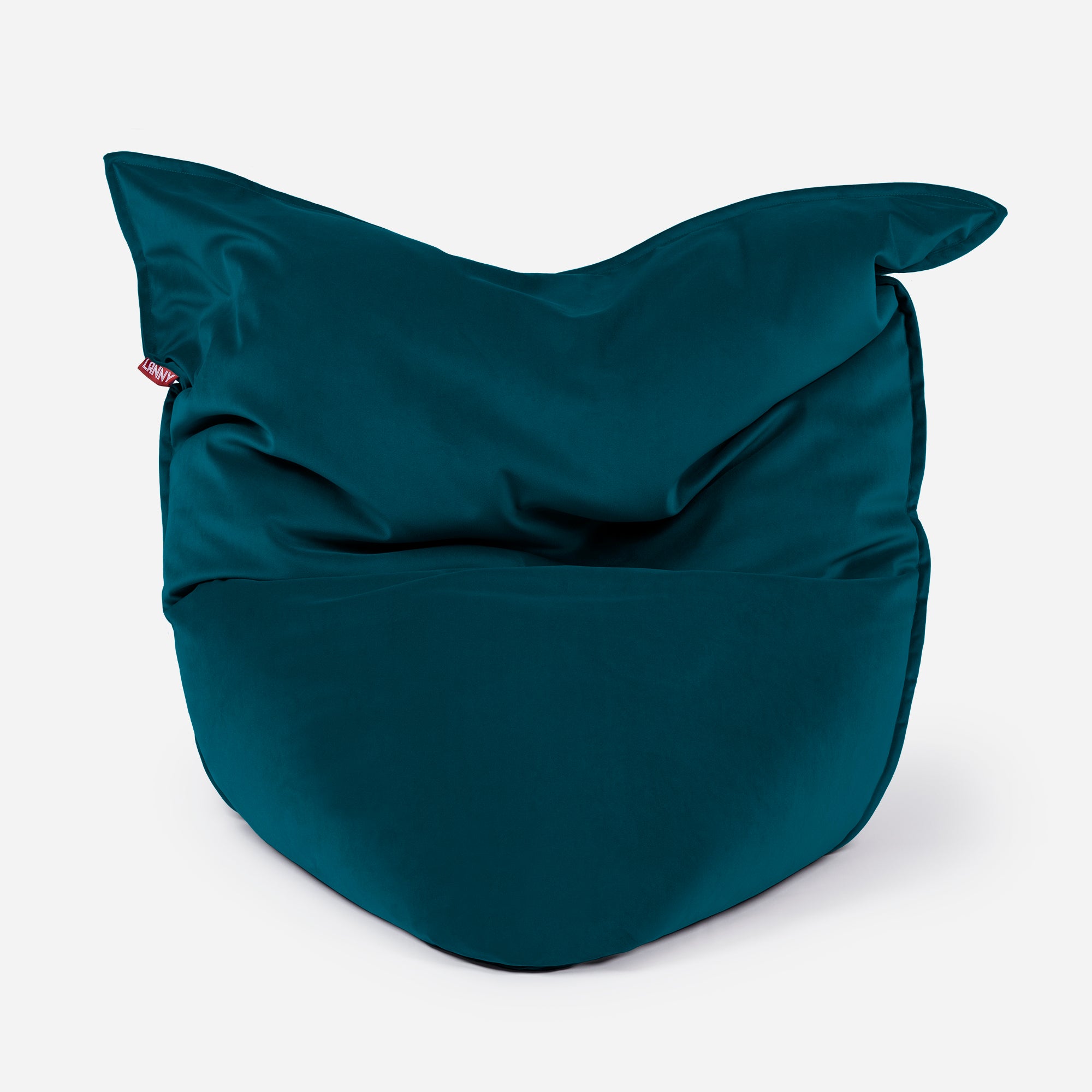 Sloppy Velvet Aqua Bean bag