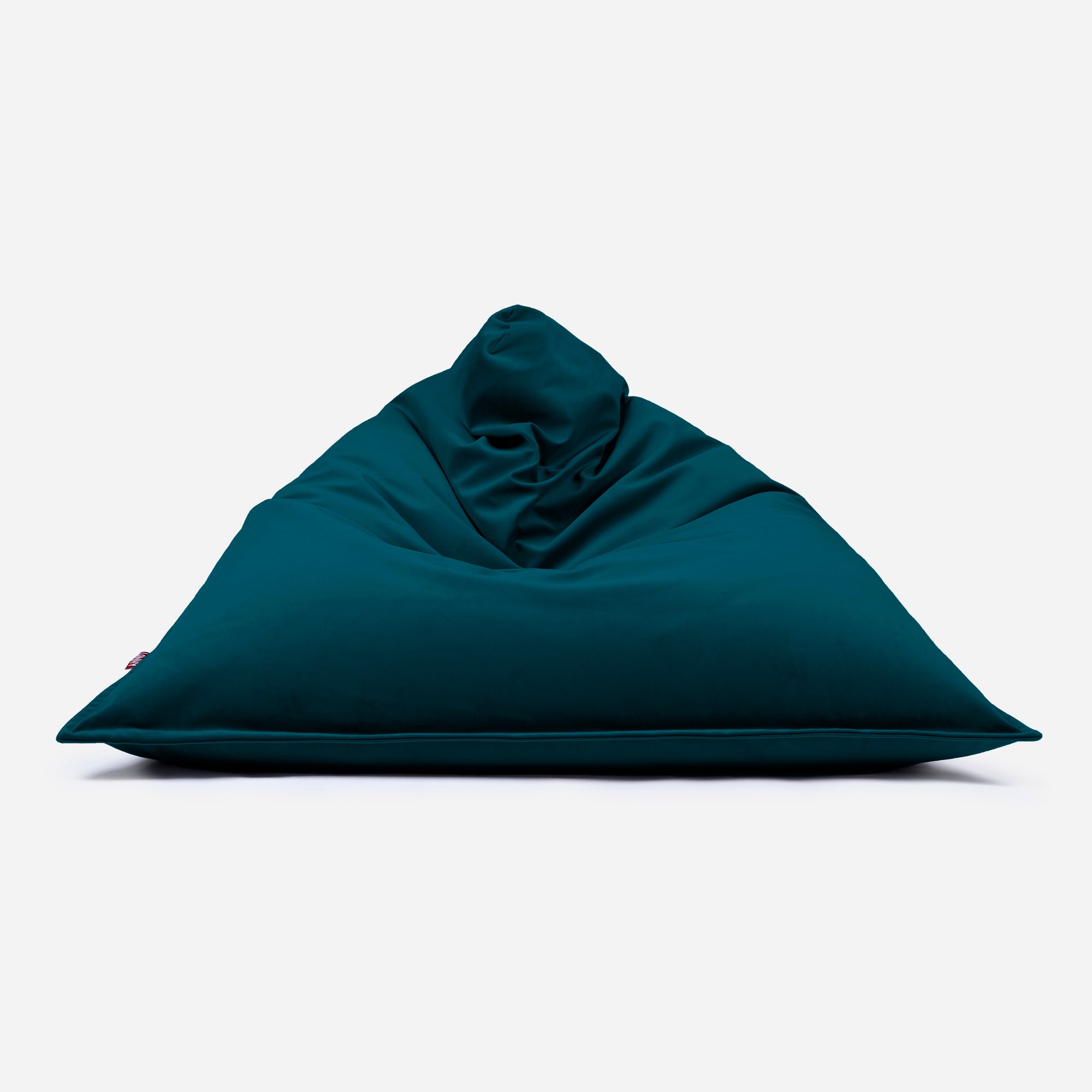 Sloppy Velvet Aqua Bean bag