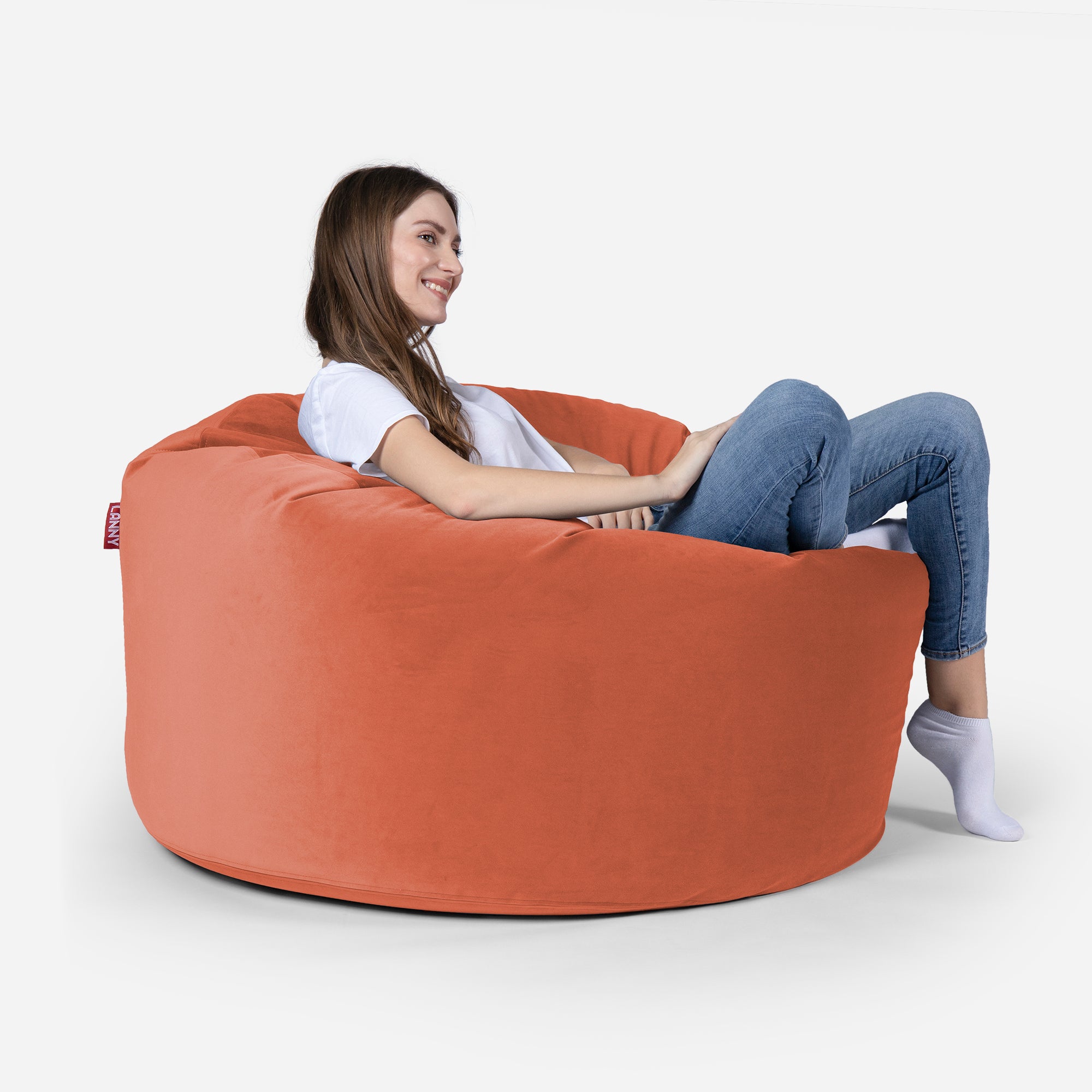 Medium Original Velvet Amber Bean bag