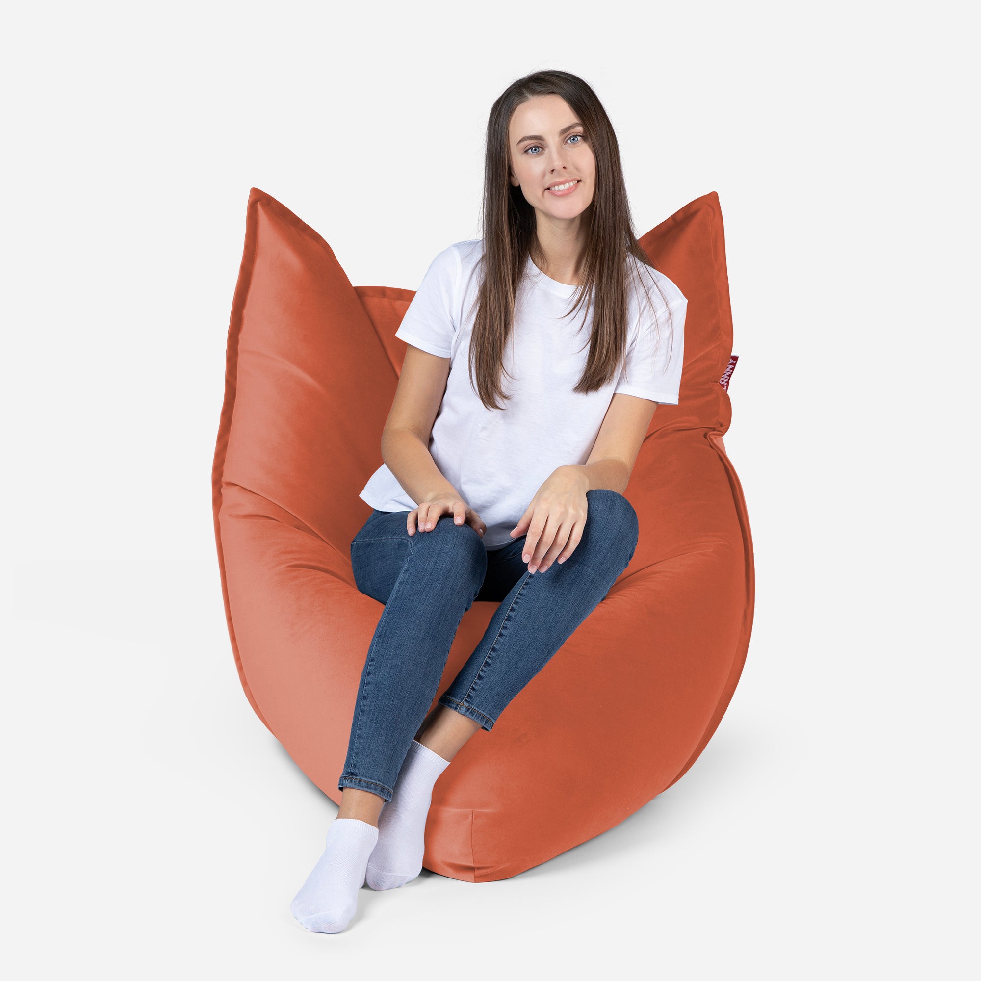 Sloppy Mini Velvet Amber Bean bag