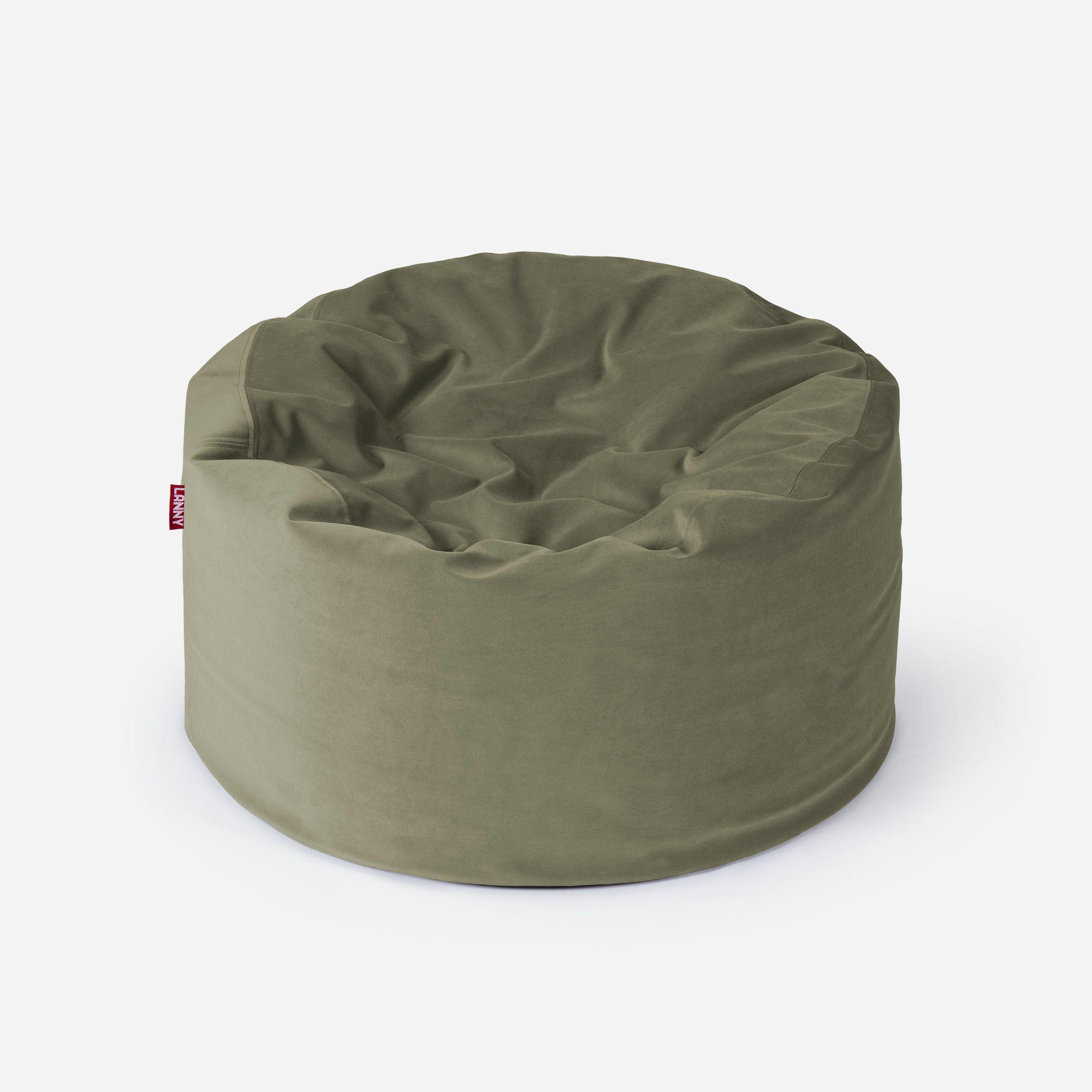 Medium Original Velvet Khaki Bean Bag