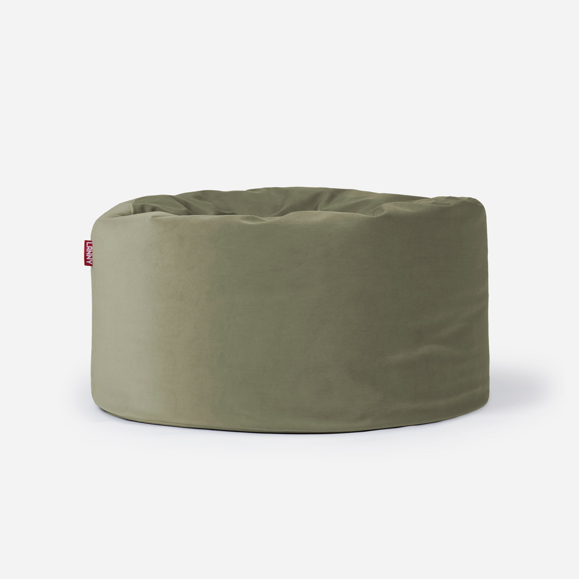 Medium Original Velvet Khaki Bean Bag