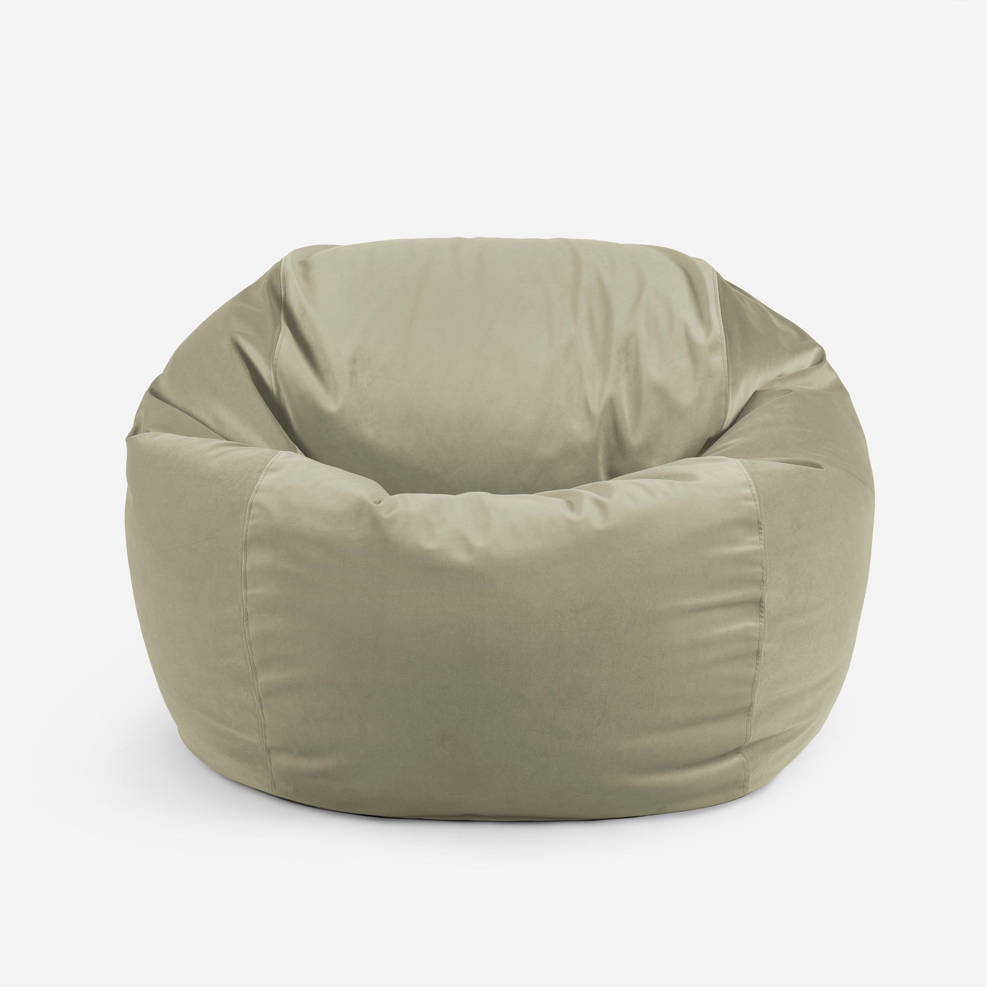 Sphere Large Velvet Khaki Bean bag