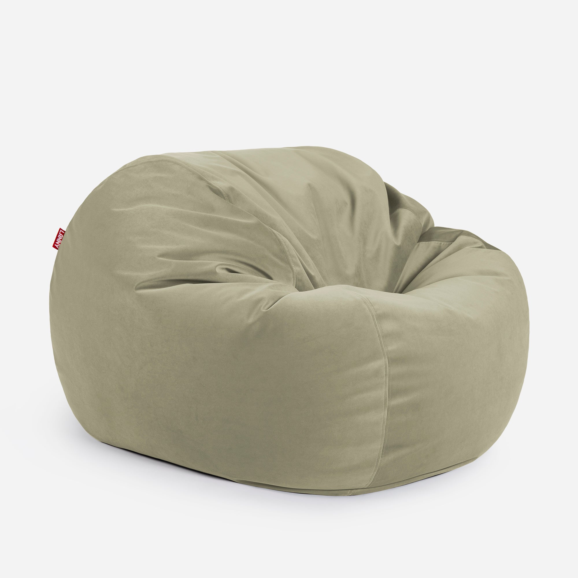 Sphere Large Velvet Khaki Bean bag