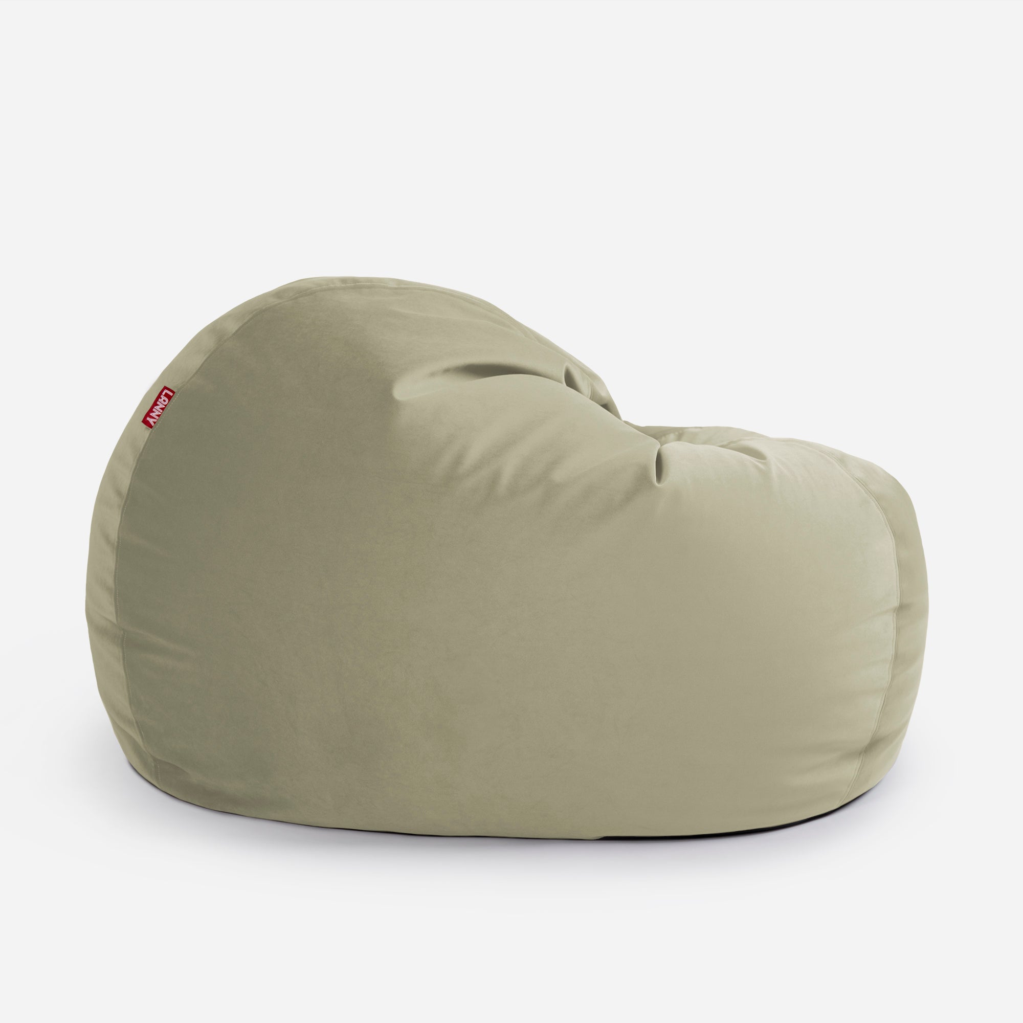 Sphere Large Velvet Khaki Bean bag