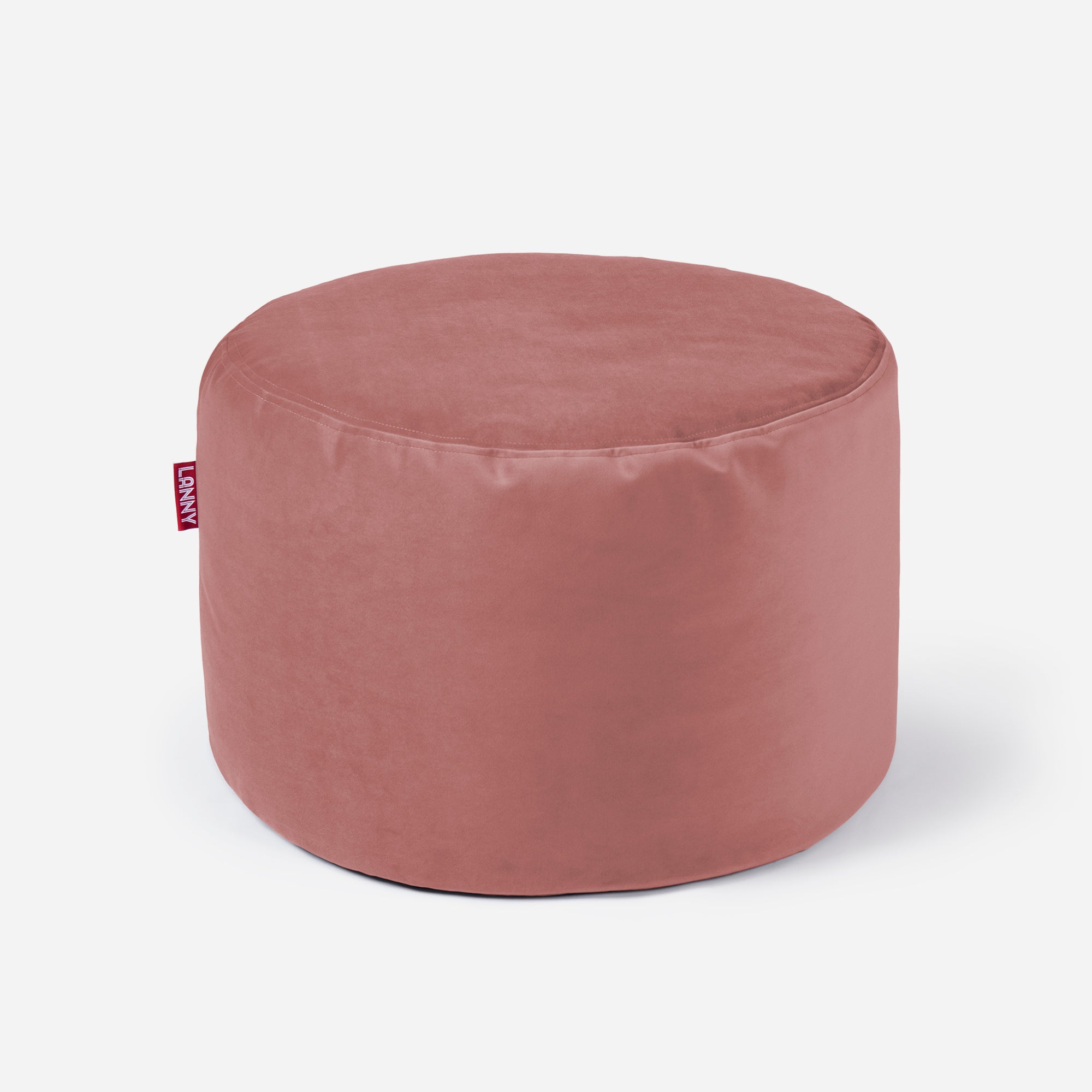 Medium Velvet Pink Pouf