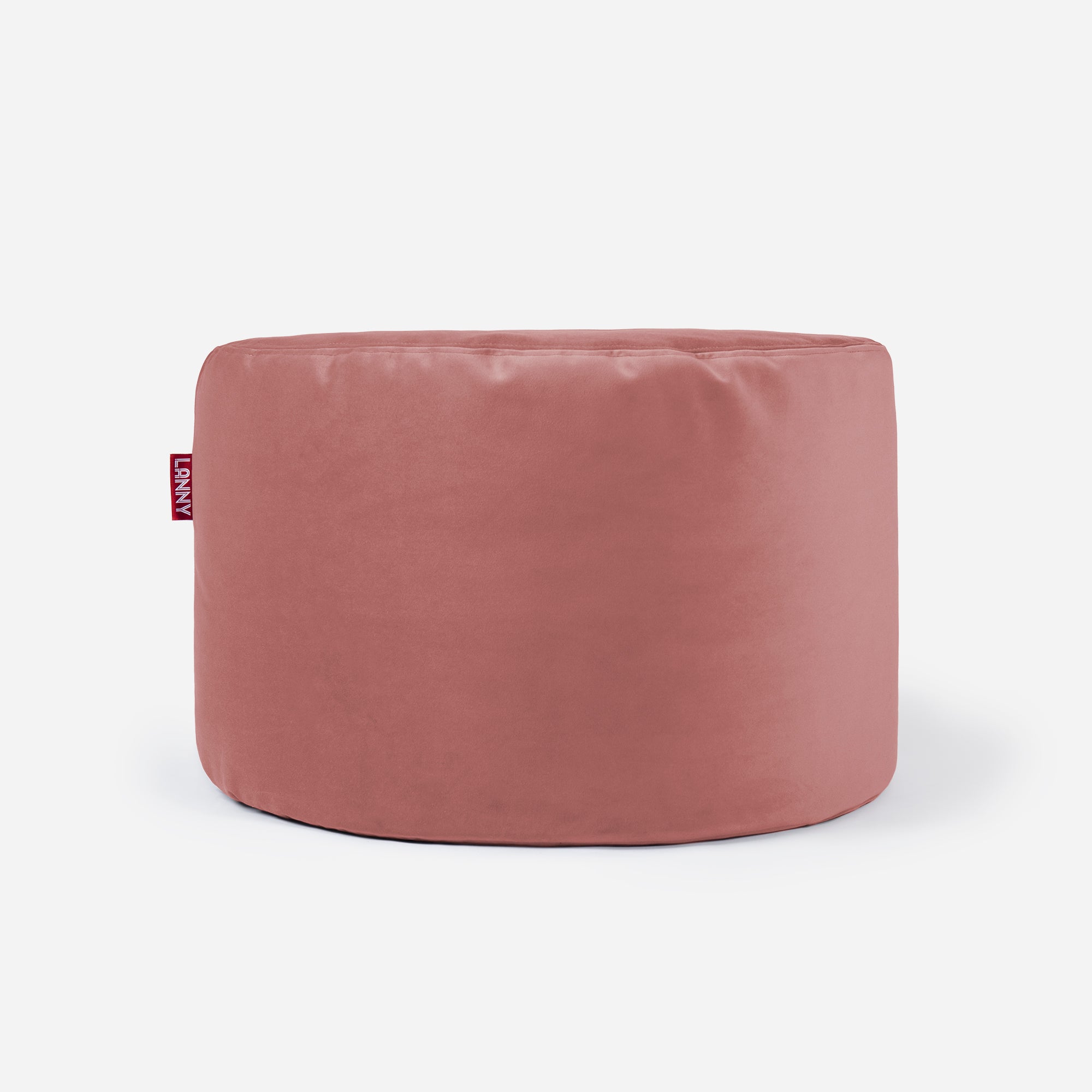 Medium Velvet Pink Pouf