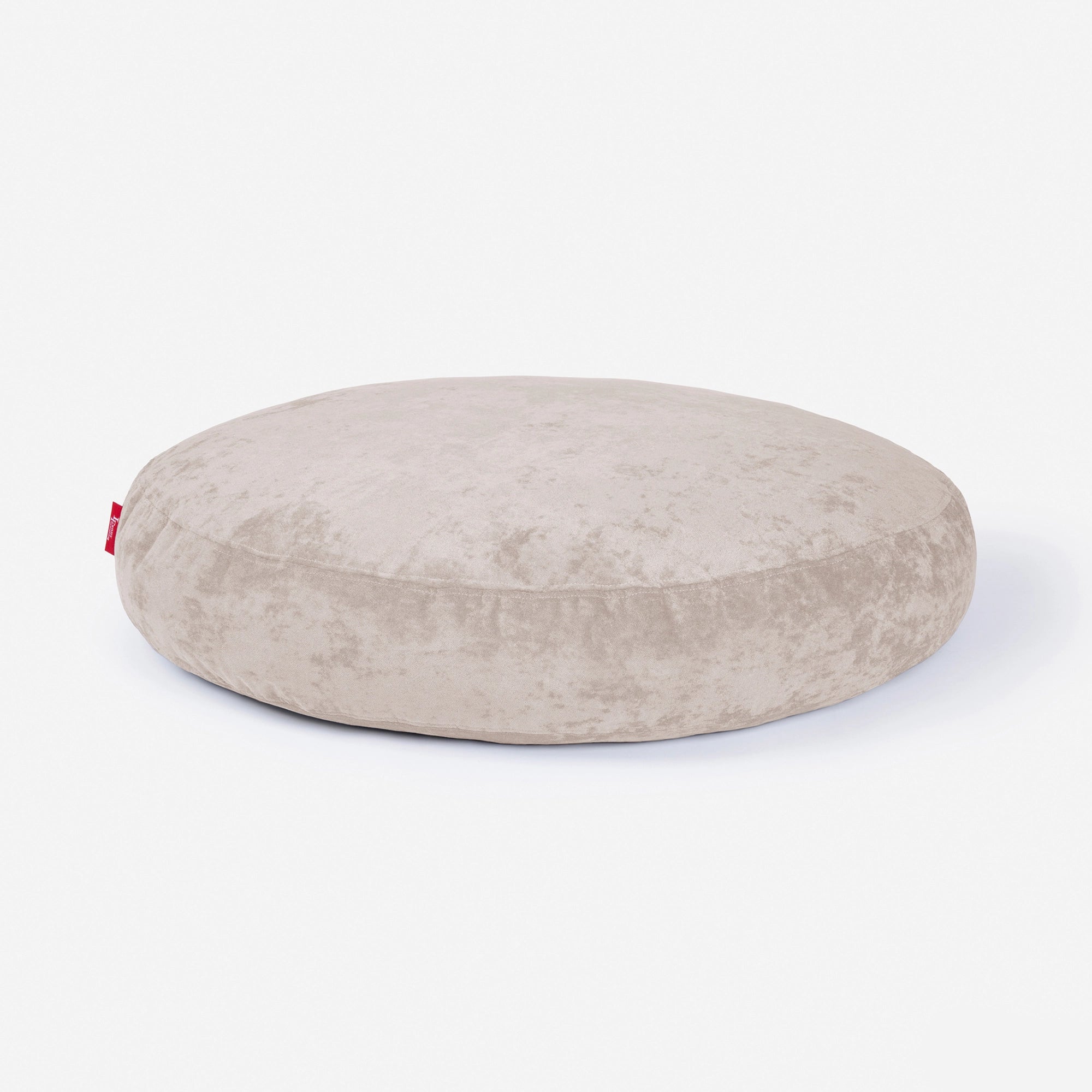 Floor Aldo Beige Pouf - Lanny Beanbag - Ottomans